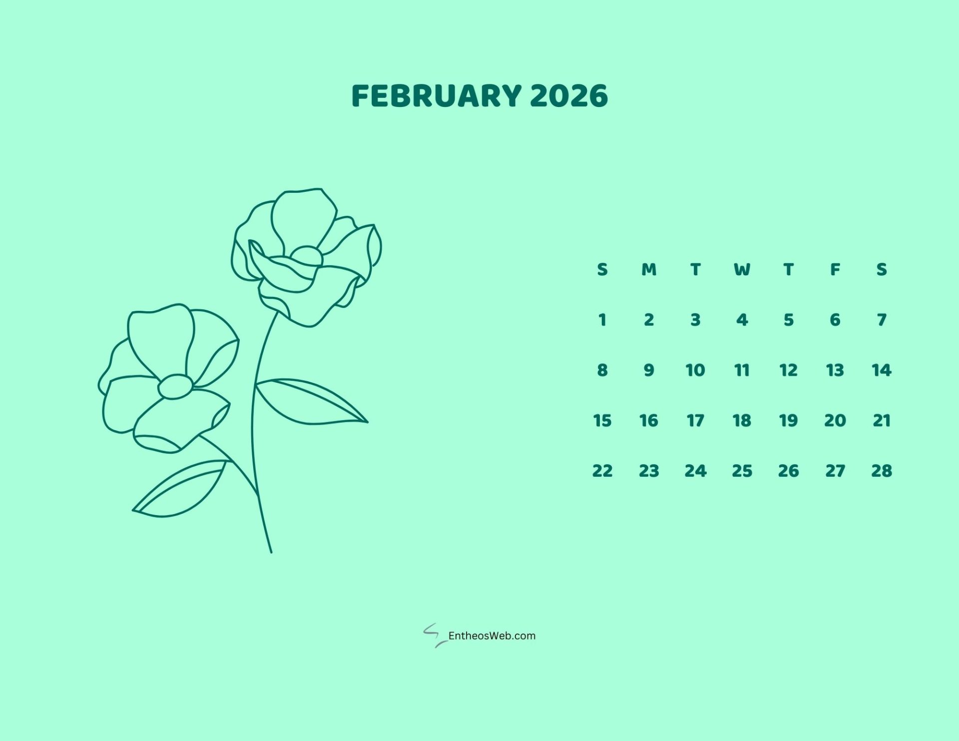 February 2026 Printable Calendars