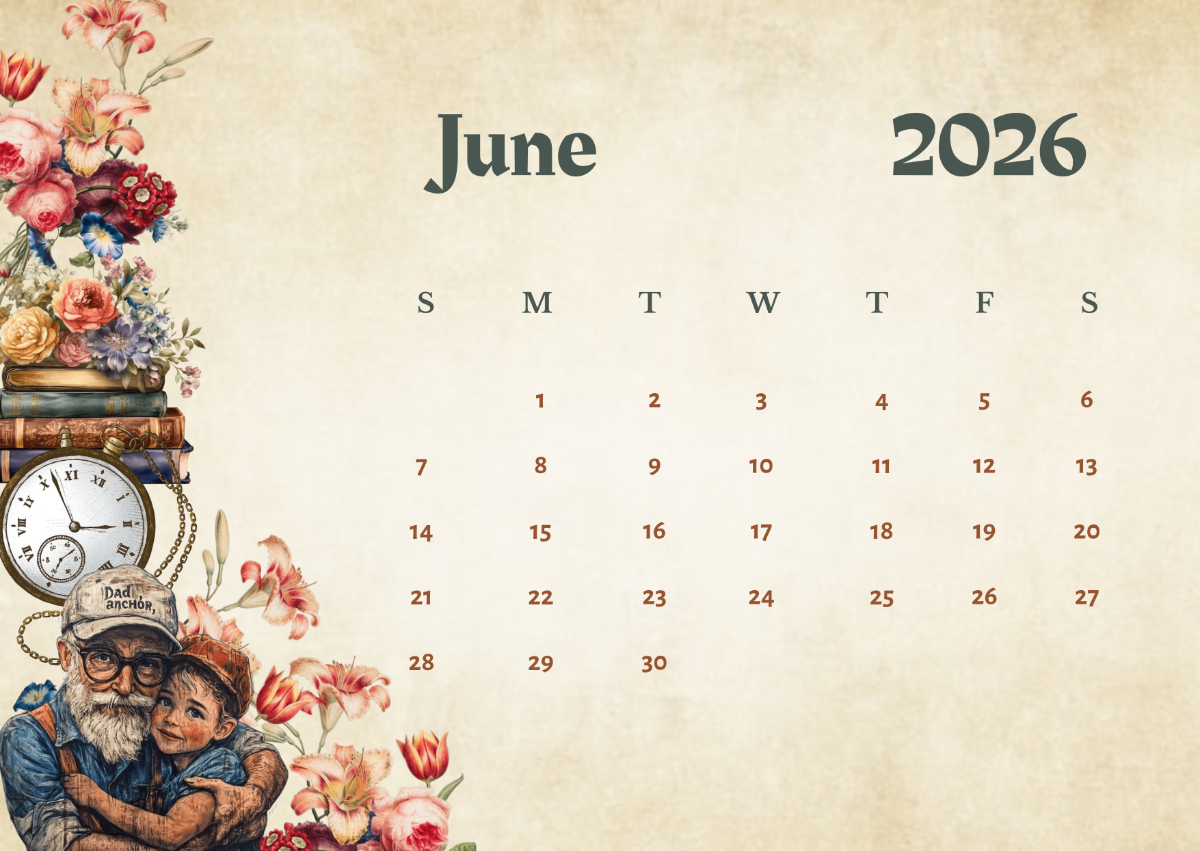 Free Vintage June 2026 Calendar to Edit Online