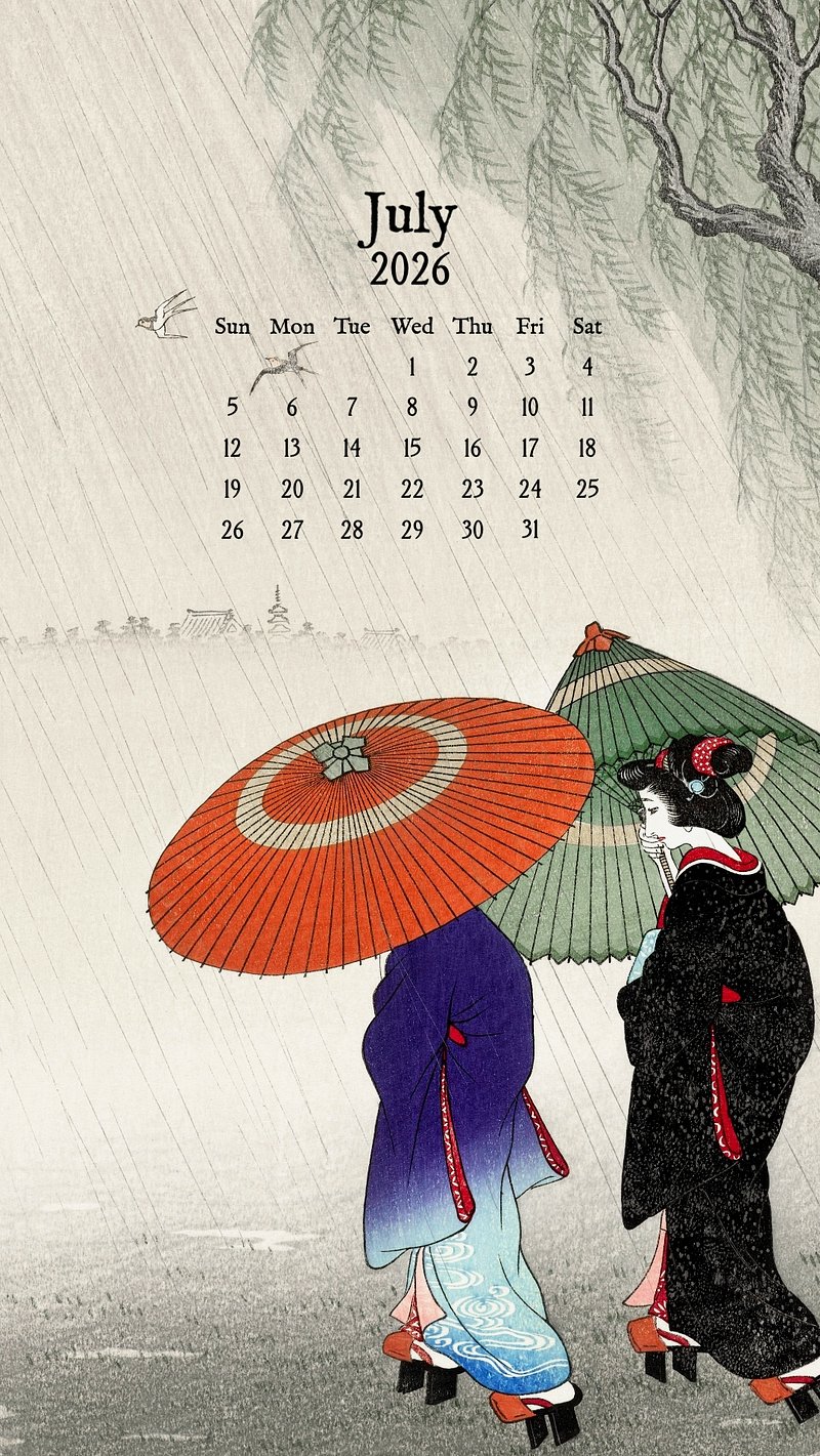July 2022 Calendar Wallpaper Image Wallpaper