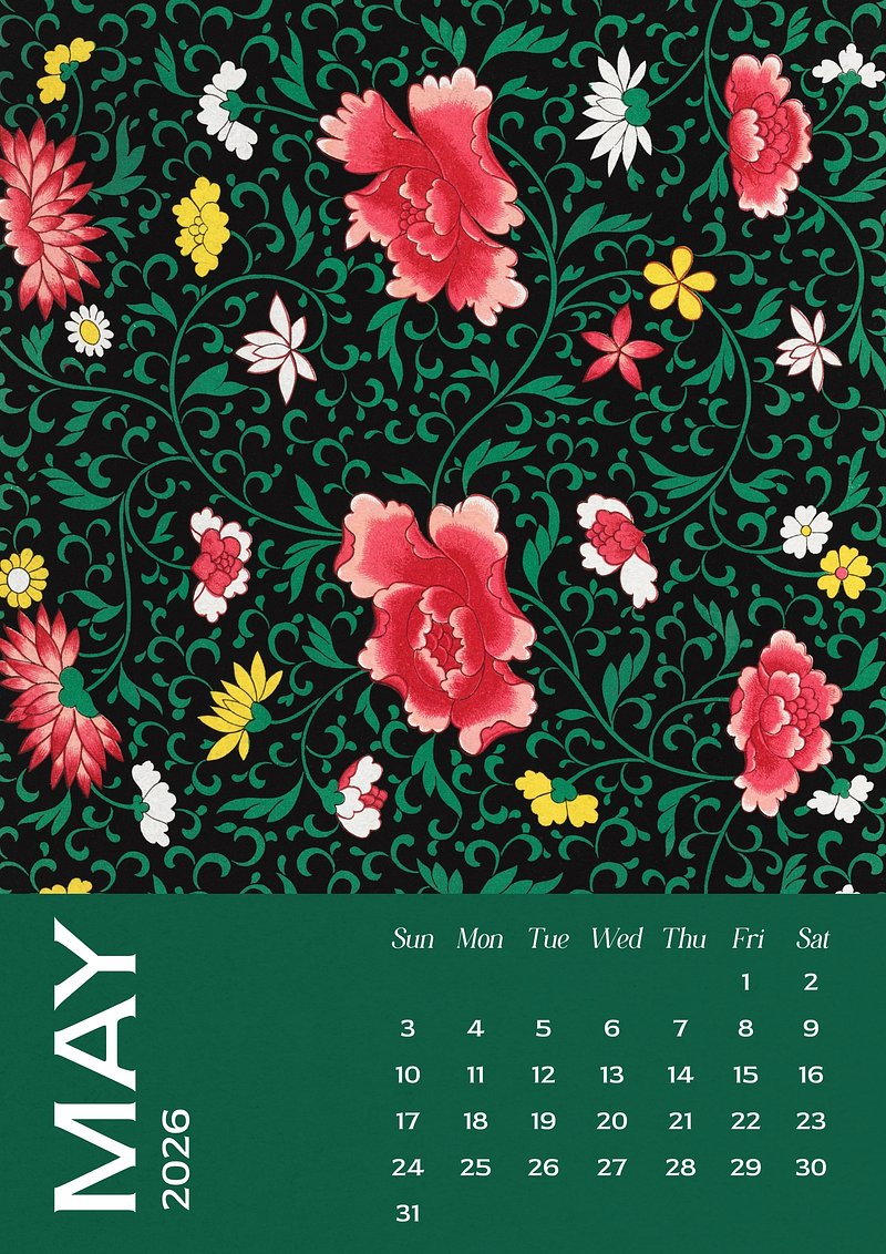 May Calendar 2021 Image Wallpaper