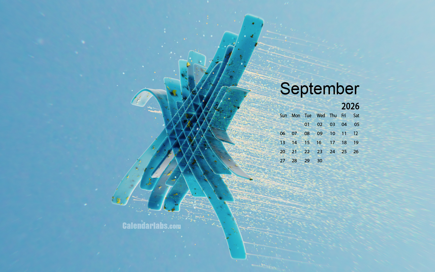 September 2026 Desktop Wallpaper Calendar