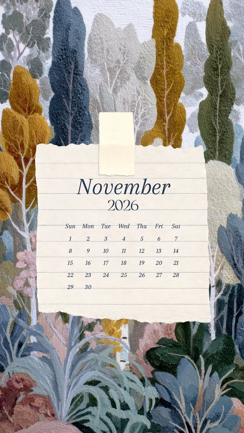 Calendar November Image Wallpaper