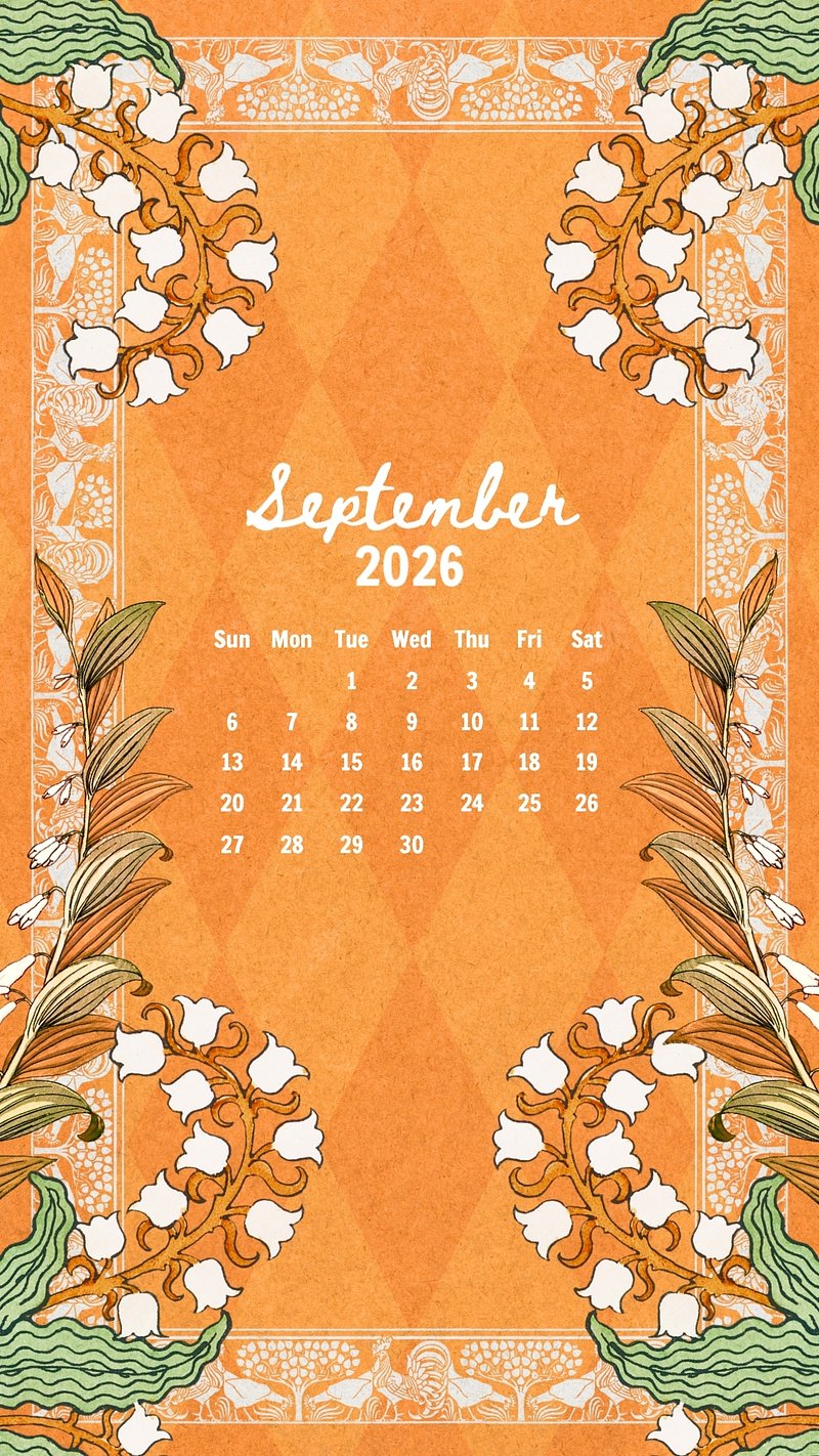 September 2021 Calendar Image Wallpaper