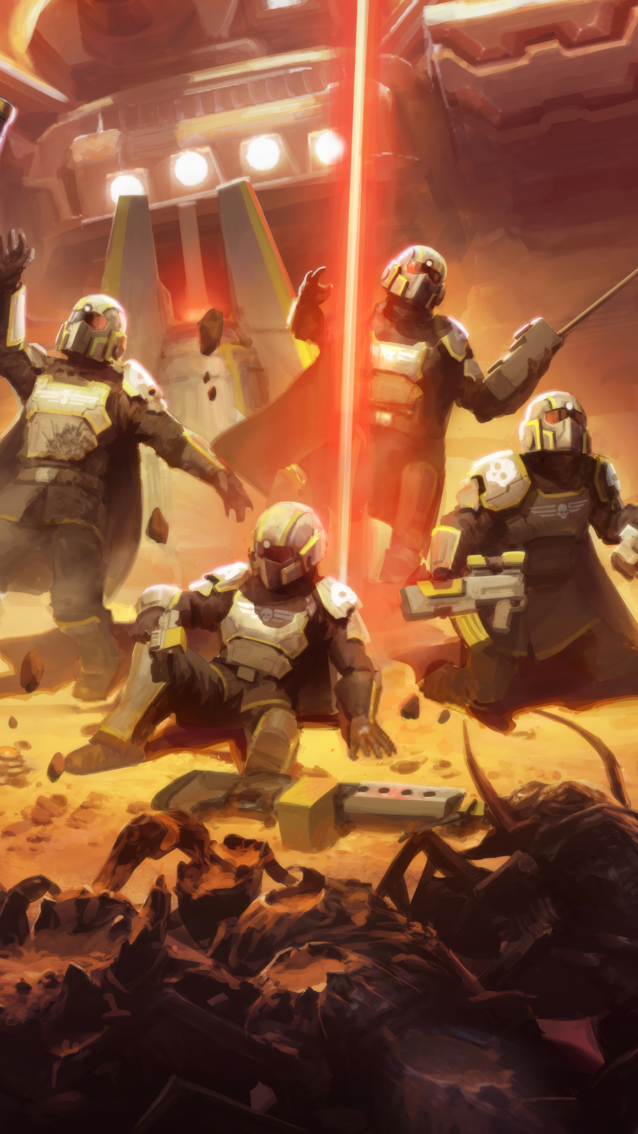 Helldivers 2 Game 4K Wallpaper iPhone HD Phone o