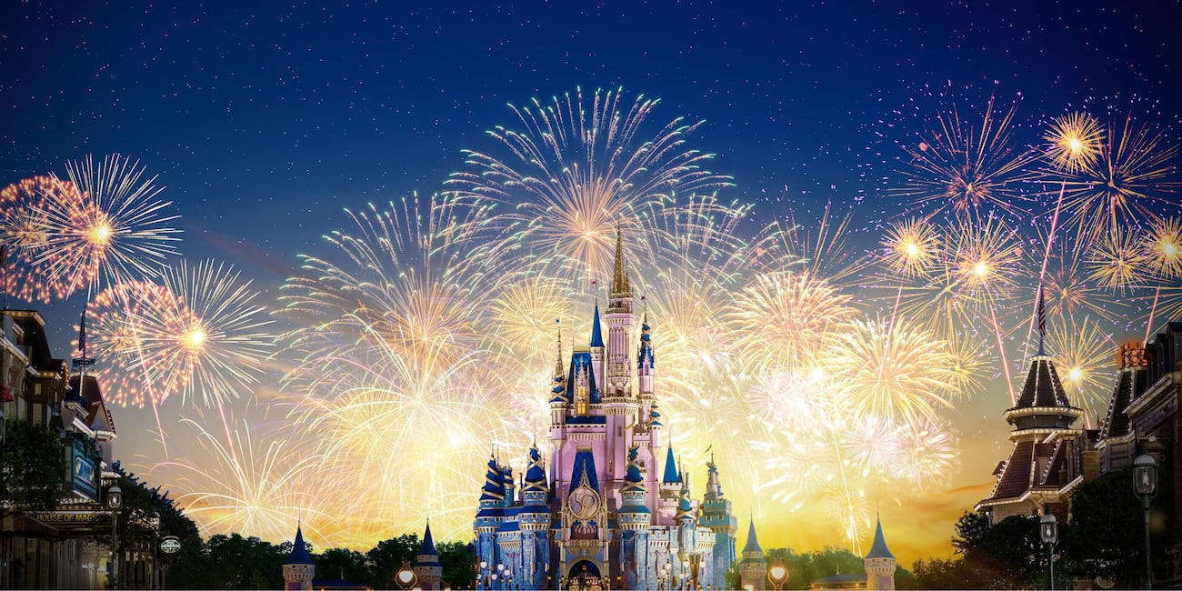 Download Disneyworld Fireworks Wallpaper