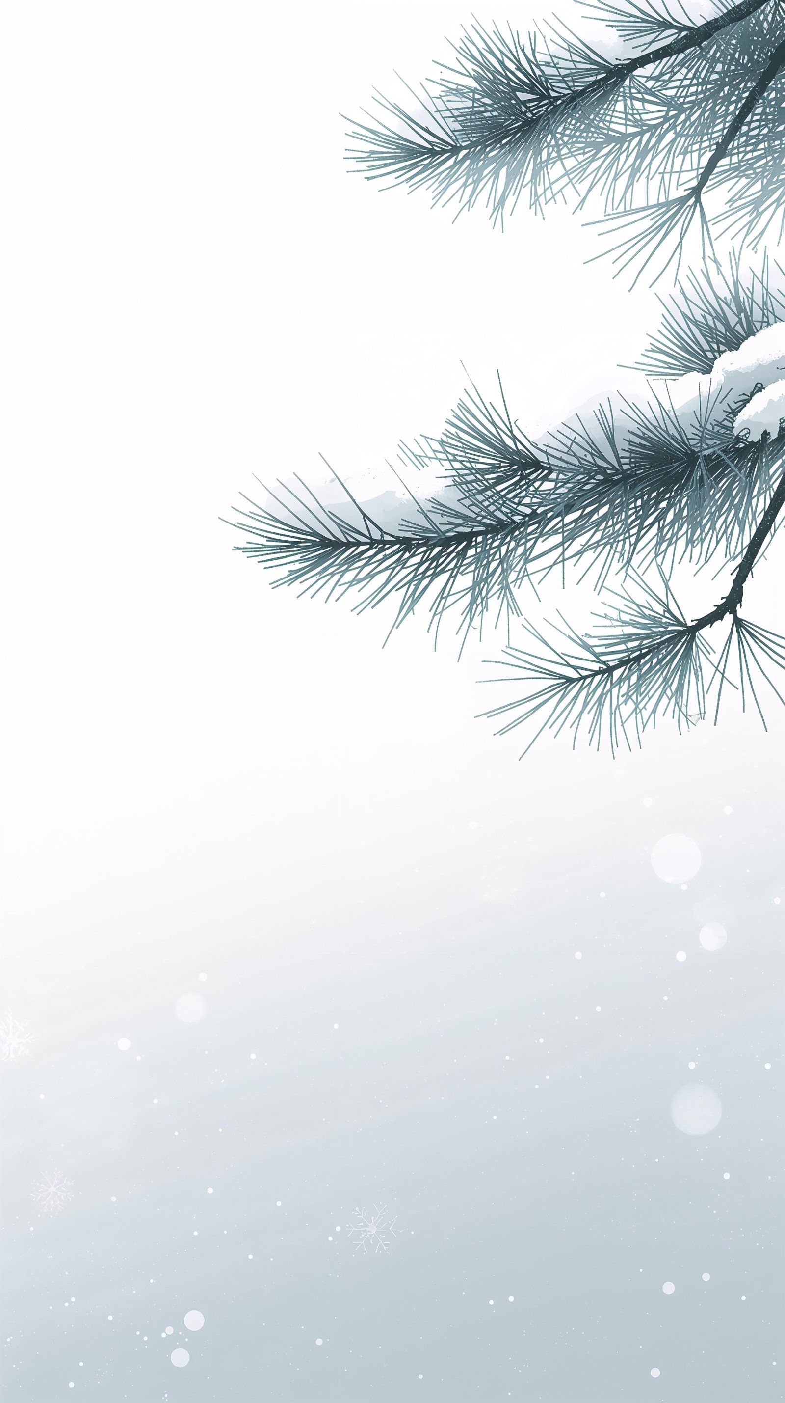 Minimal snow wallpaper clean for iphone