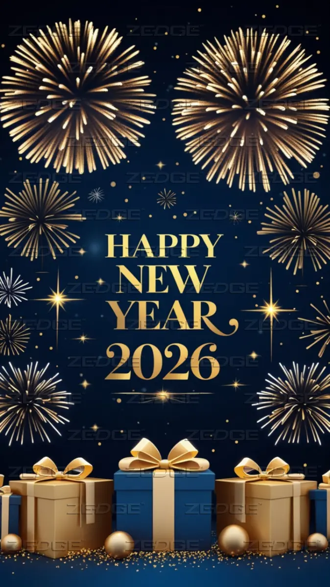 Happy New Year 2026 Mobile Wallpaper 4K wallpaper