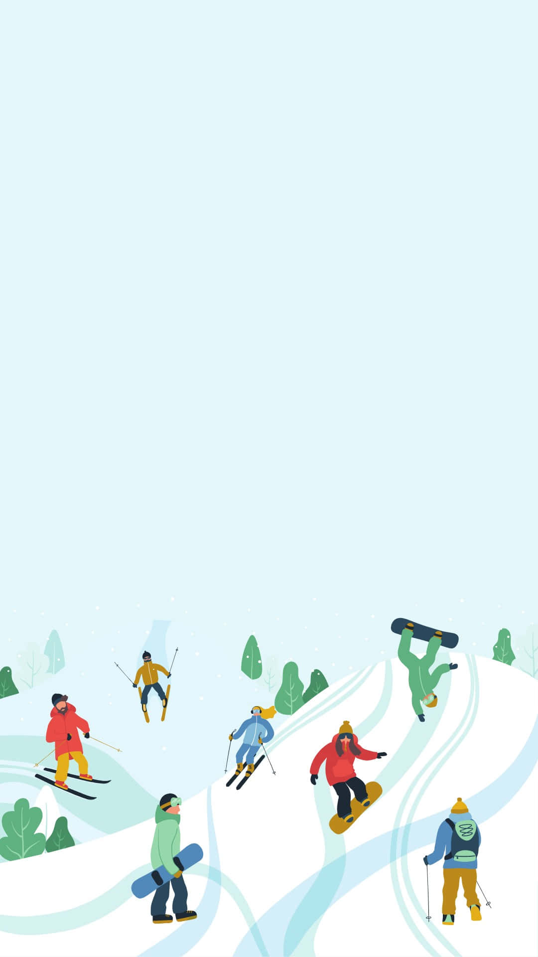 Download Enjoying a Breathtaking Winter Morning Wallpaper