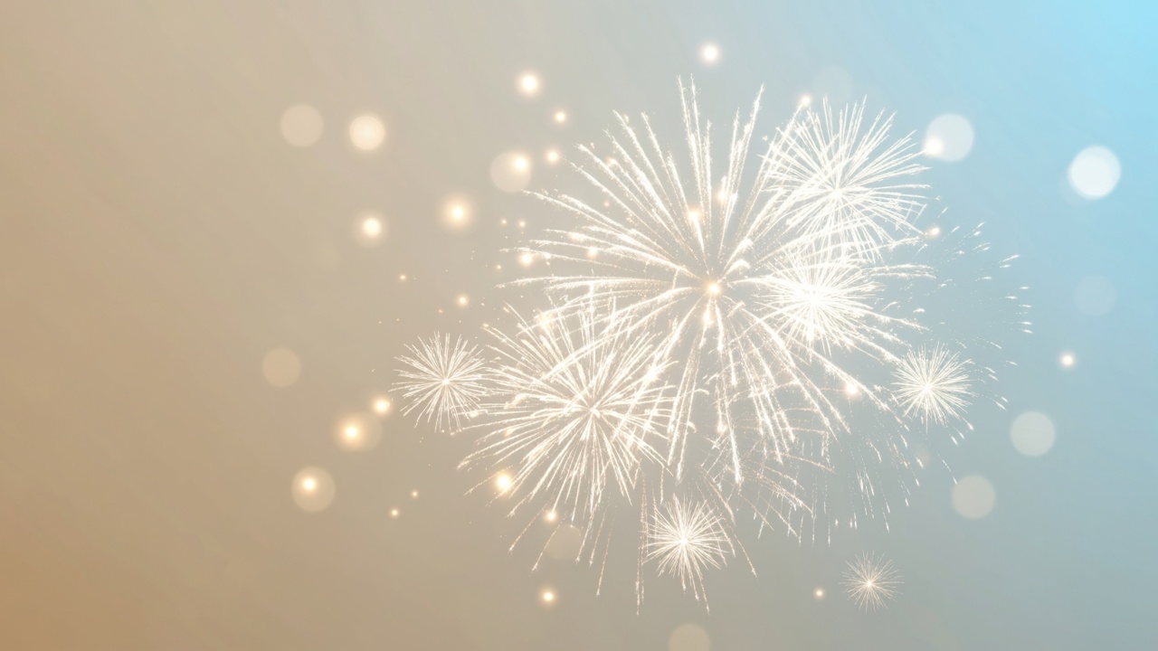 2026 Wallpaper 4K in the new year, Light show