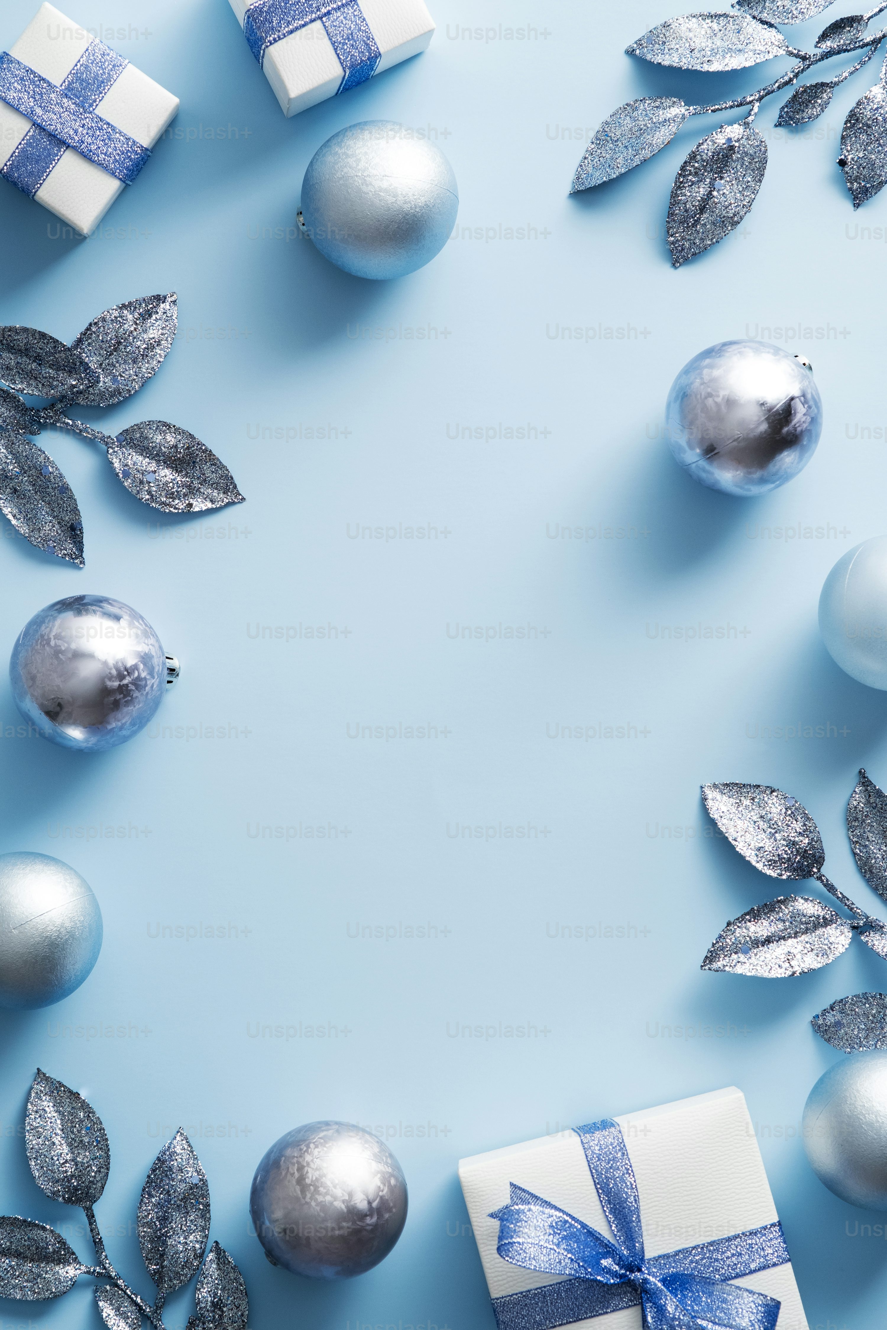 Christmas Blue Picture. Download Free Image