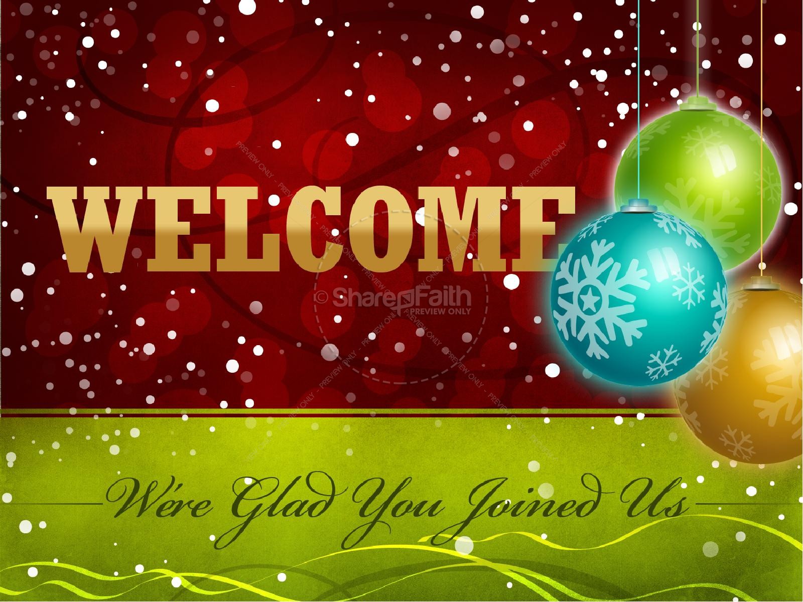 ShareFaith Media Christmas Blessing PowerPoint