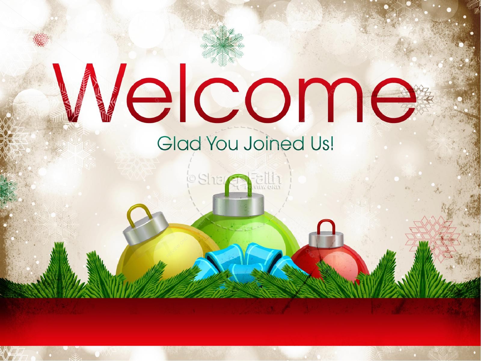 Merry Christmas Church PowerPoint