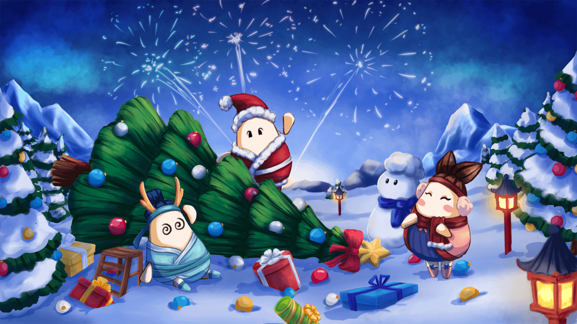 Cartoon Christmas Laptop Wallpapers - Wallpaper Cave