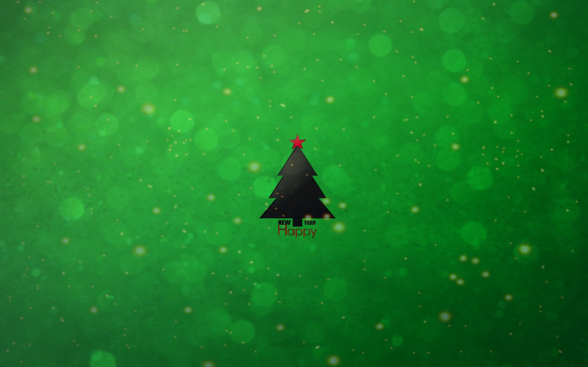 Minimalist Christmas Magic: HD Holiday Wallpaper