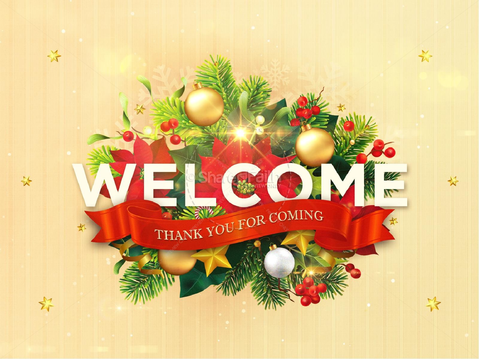 ShareFaith Media May Your Days Be Merry And Bright Christmas PowerPoint