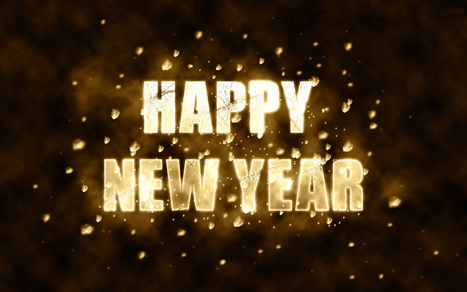happy new year wallpaper black