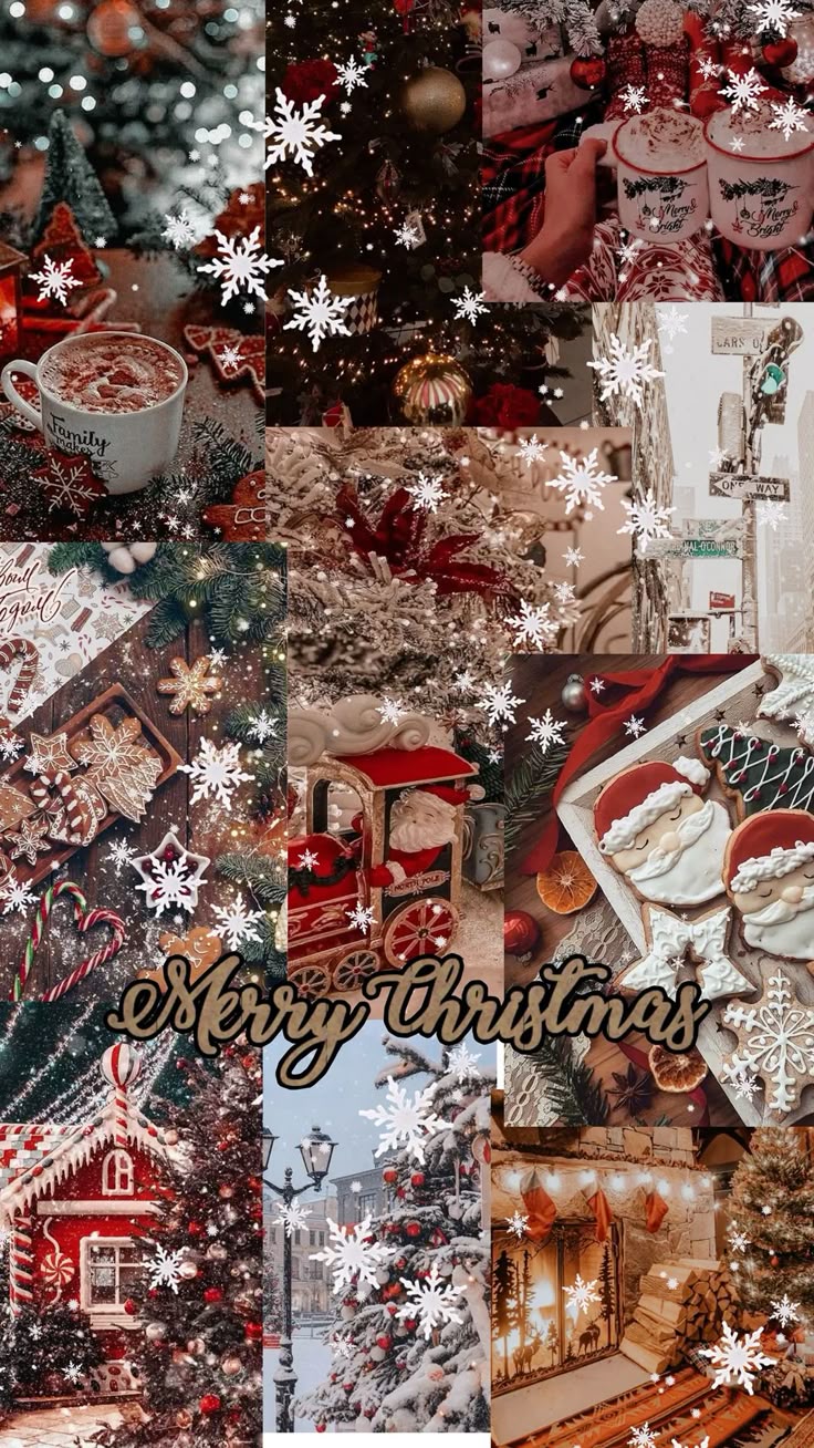 Christmas Collage Wallpaper