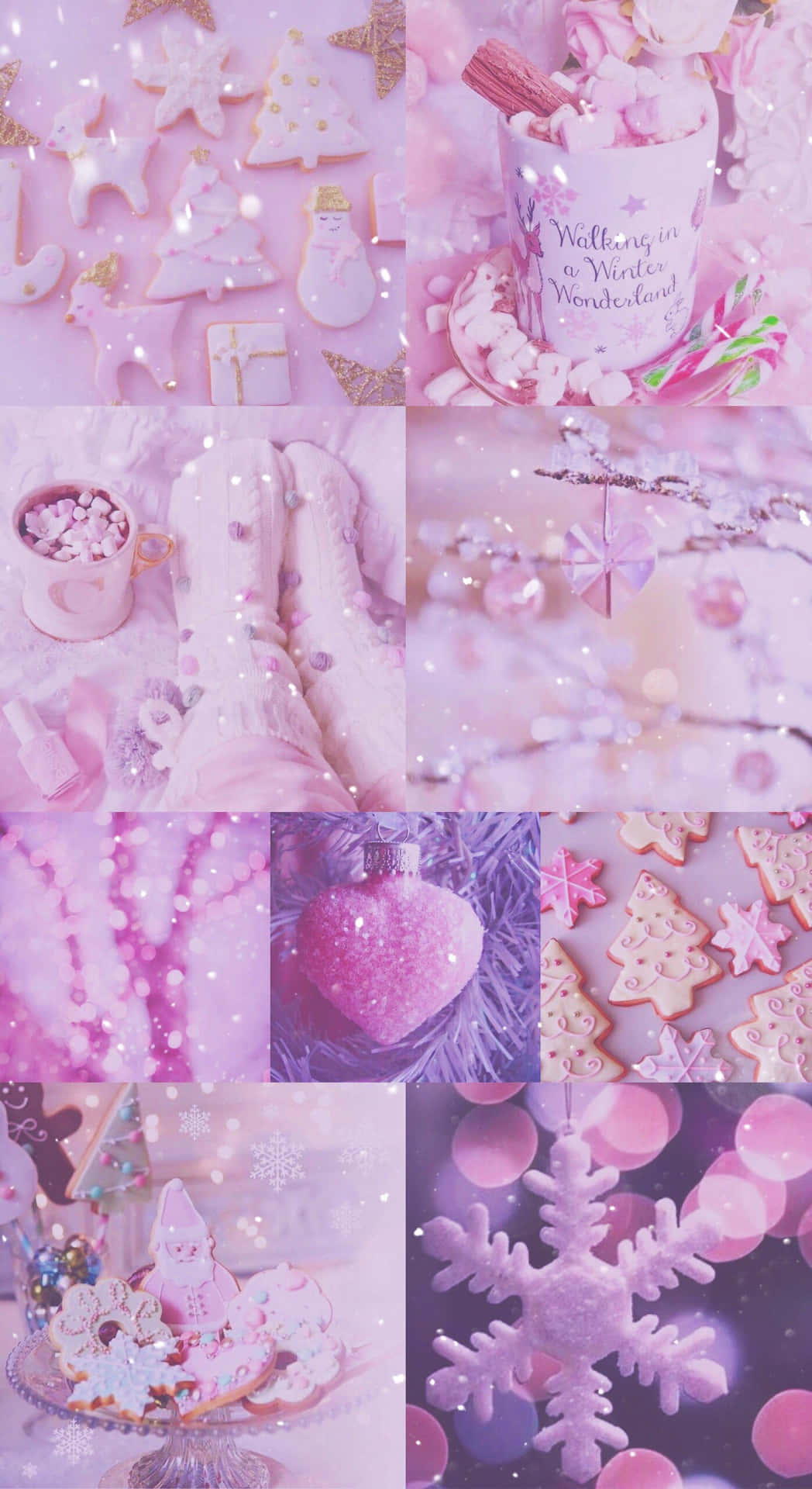 Download A Collage Of Picture Of Christmas Decorations