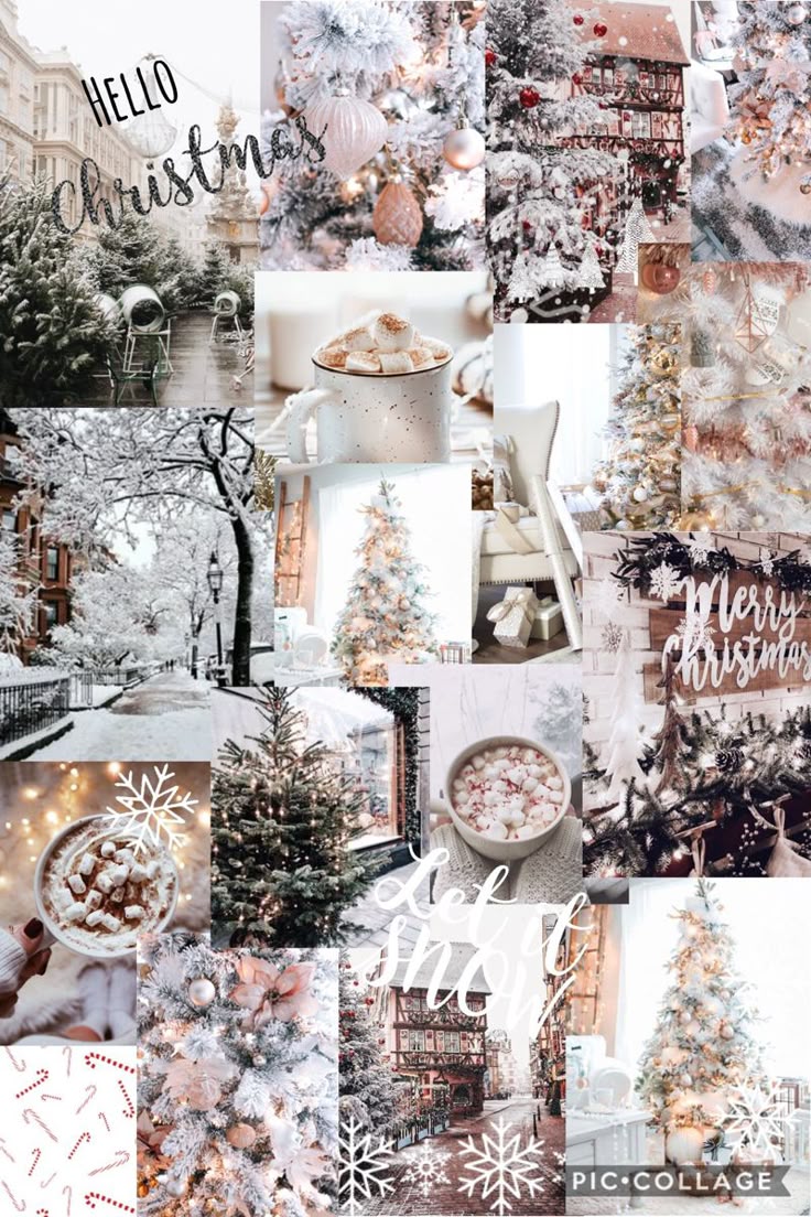 White Christmas wallpaper