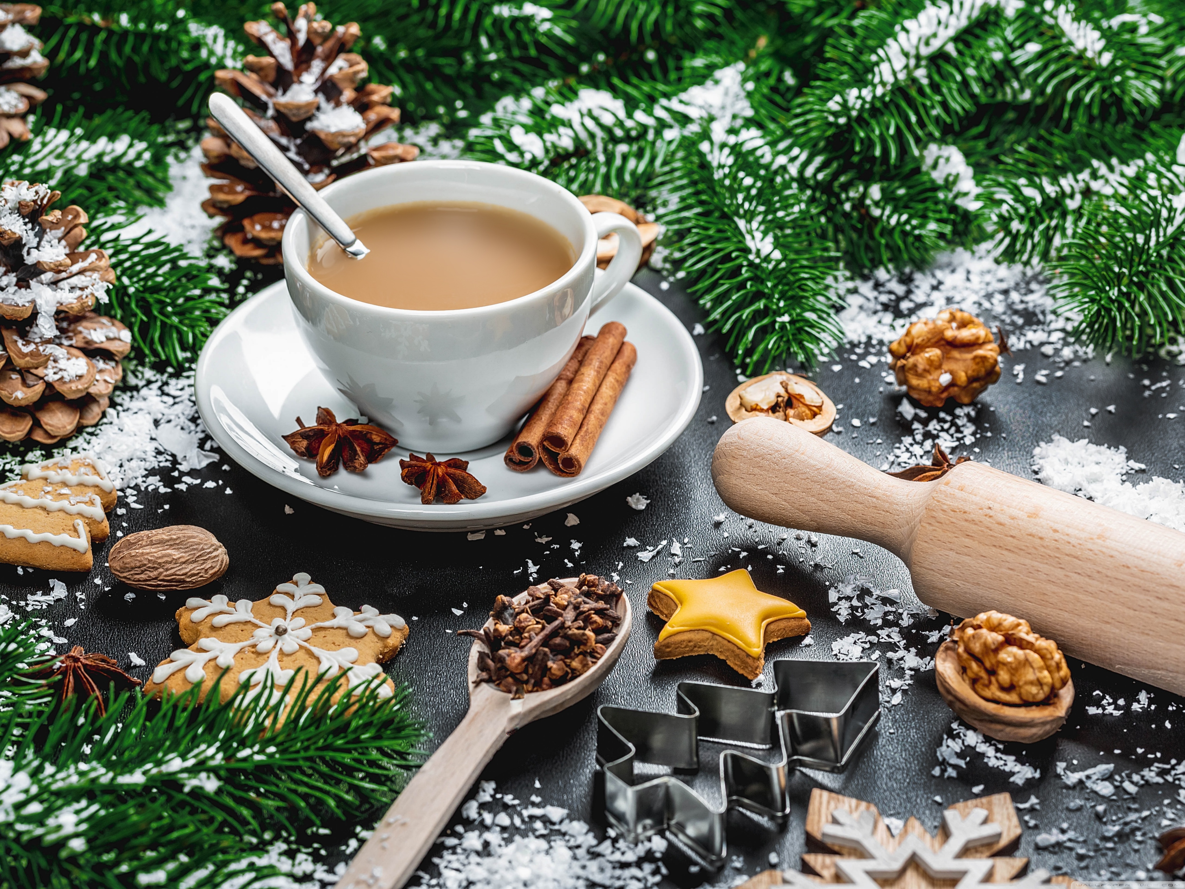 Cooking for Christmas 4K UHD Wallpaper for UltraHD Desktop and TV, Widescreen and UltraWide Display, Smartphone and Tablet Devices