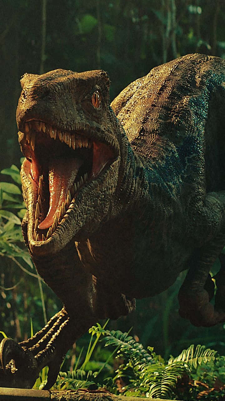 Download Blue Jurassic World Roar Wallpaper