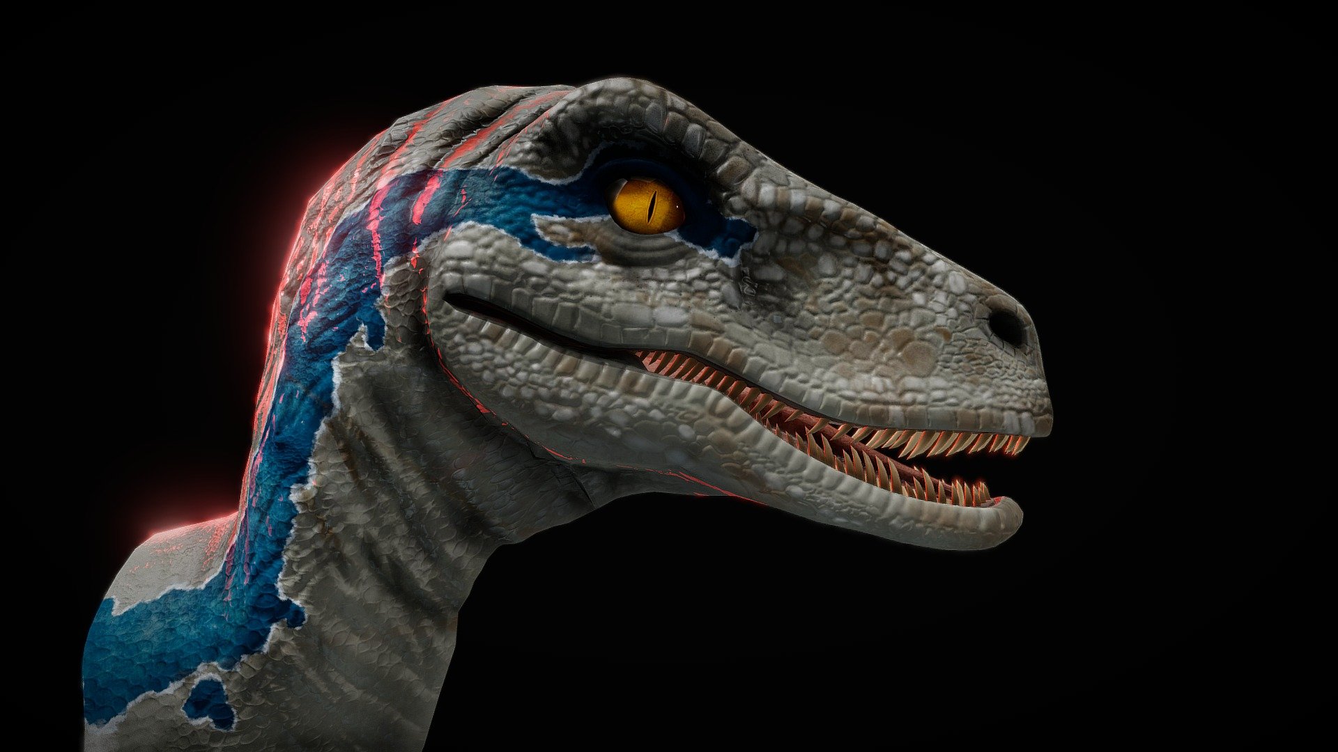 Blue Jurassic World [ 4K, FREE] Free 3D model by BlueMesh [bfece57]