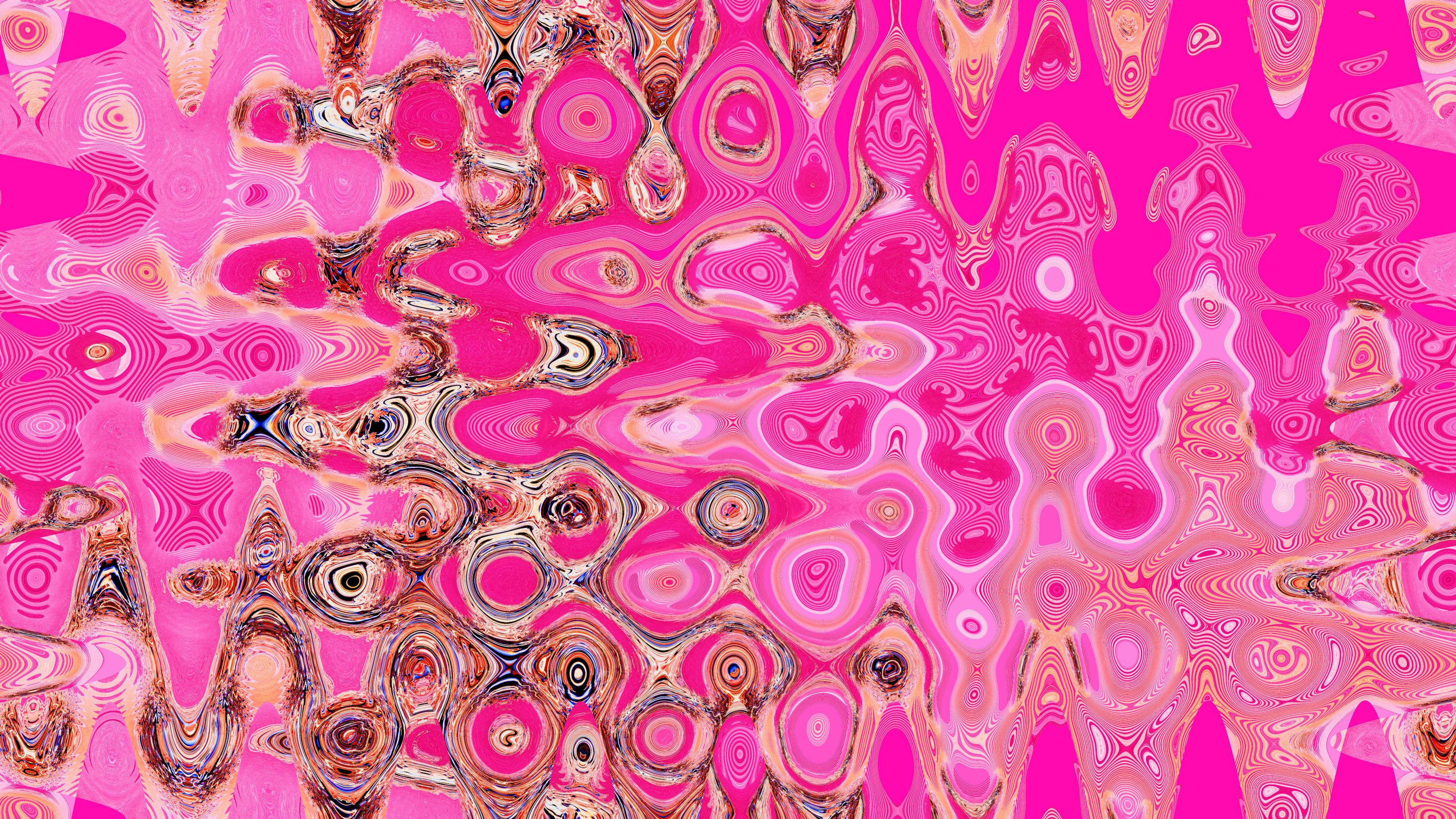 Abstract pink and magenta colors mix together. photo