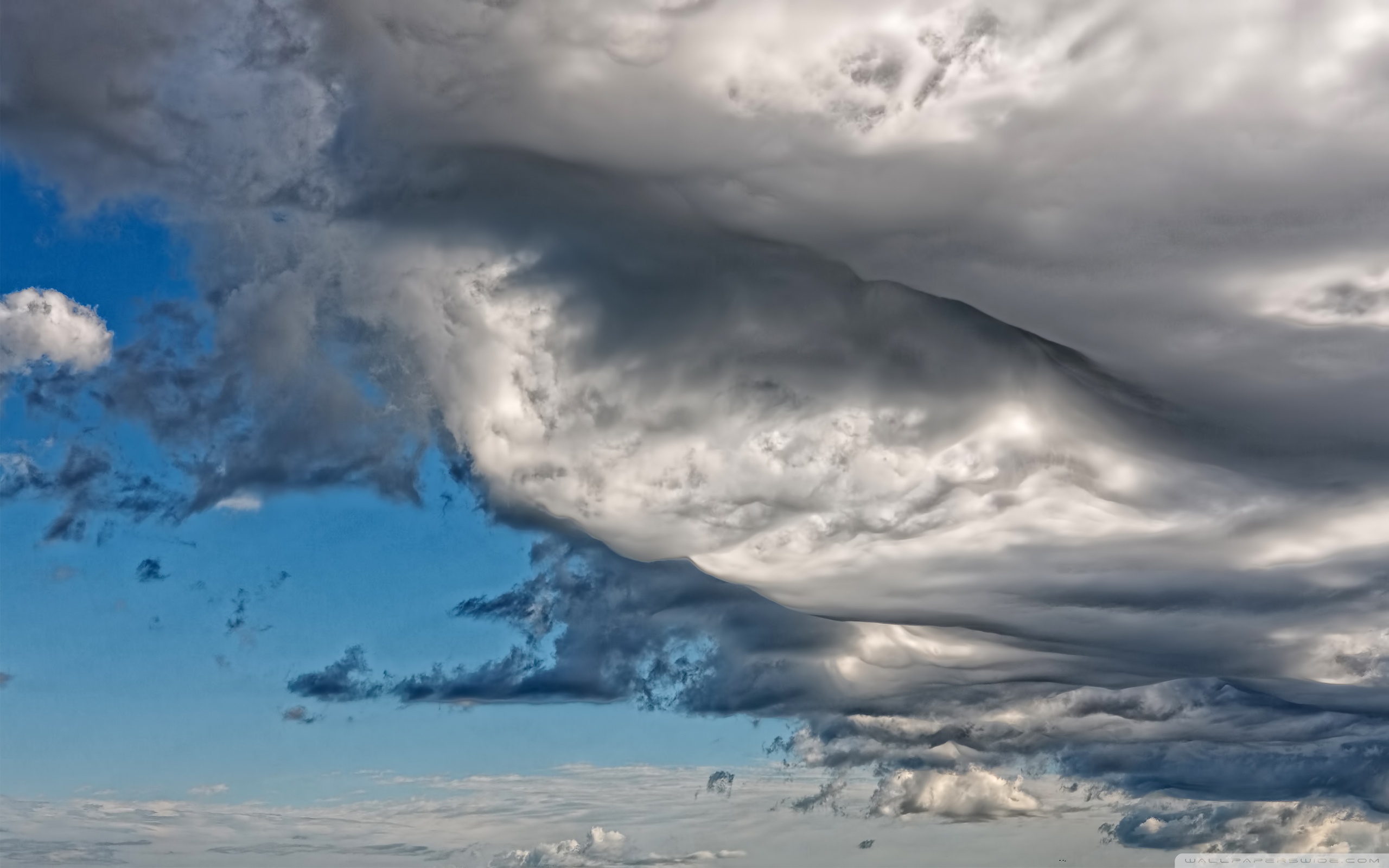 Asperatus Undulatus Clouds 4K UHD Wallpaper for UltraHD Desktop and TV, Smartphone and Tablet Devices