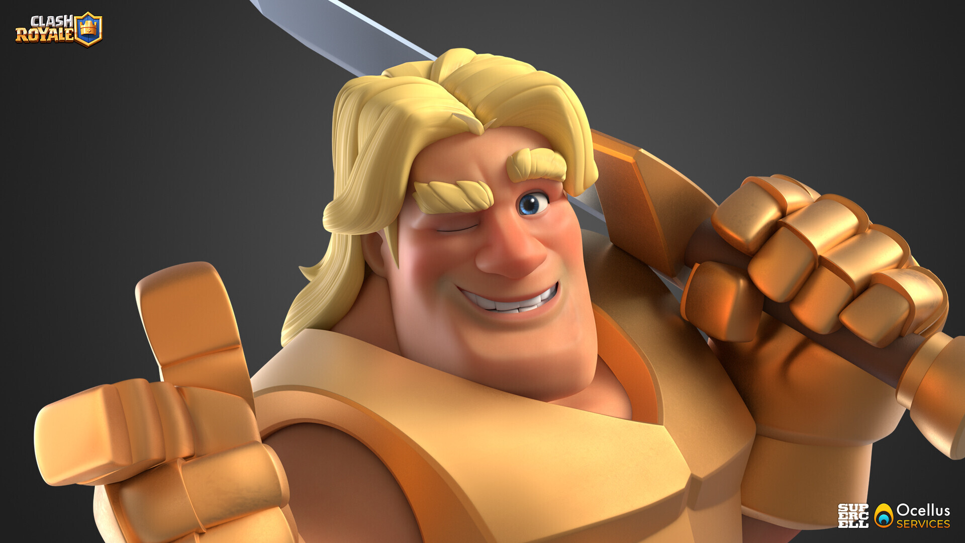 Clash Royale: Gold Knight