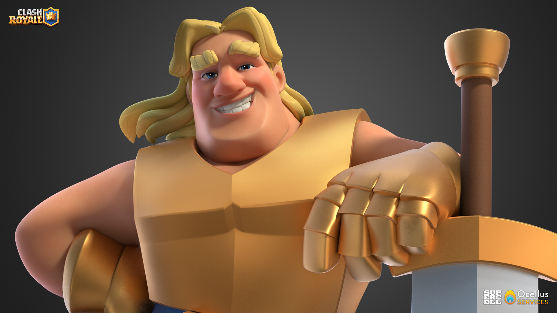 Clash Royale: Gold Knight