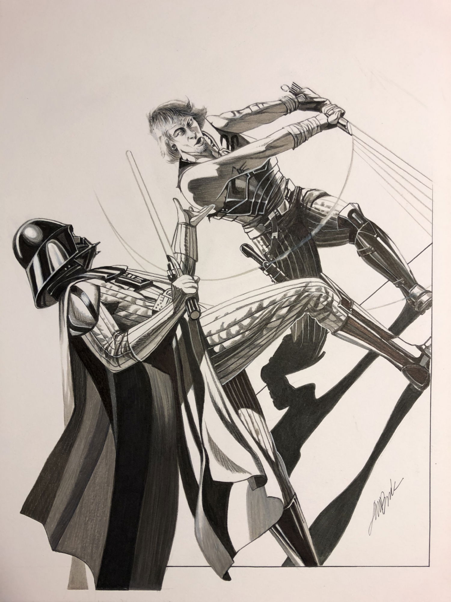 STAR WARS Darth Vader vs Cade Skywalker, in Thomas W's Star Wars Comic Art Gallery Room