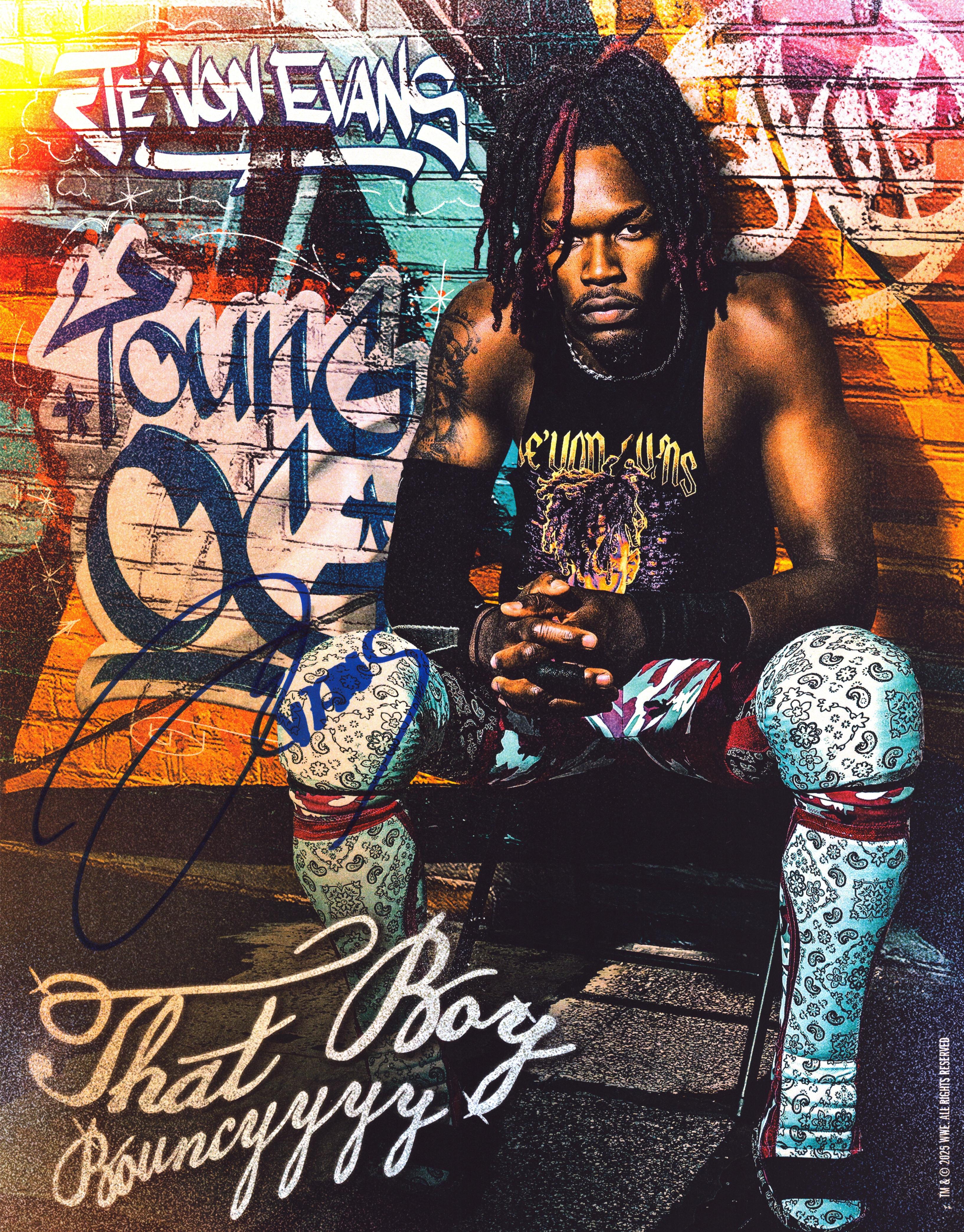 JeVon Evans signed 11x14 Photo