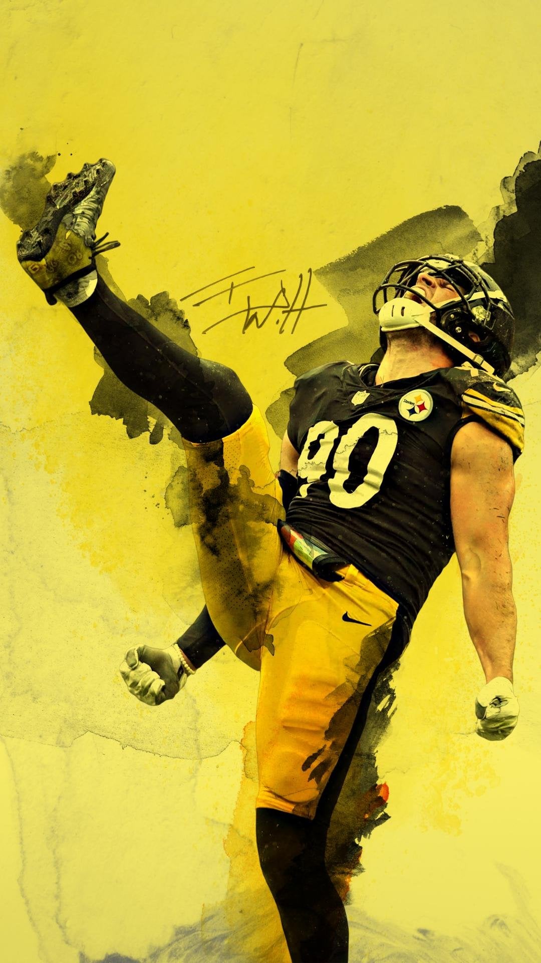 Here's a TJ Watt wallpaper from a Vikings fan in Butler PA :)
