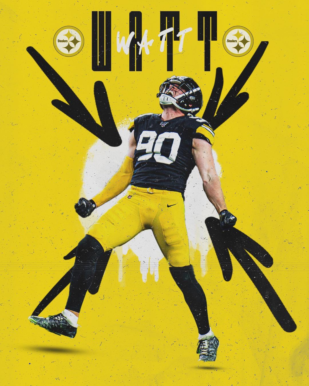 A little TJ Watt graphic I made for Steeler Nation!
