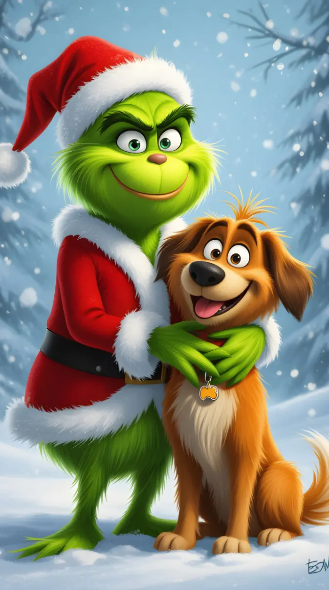 The Grinch and Max wallpaper