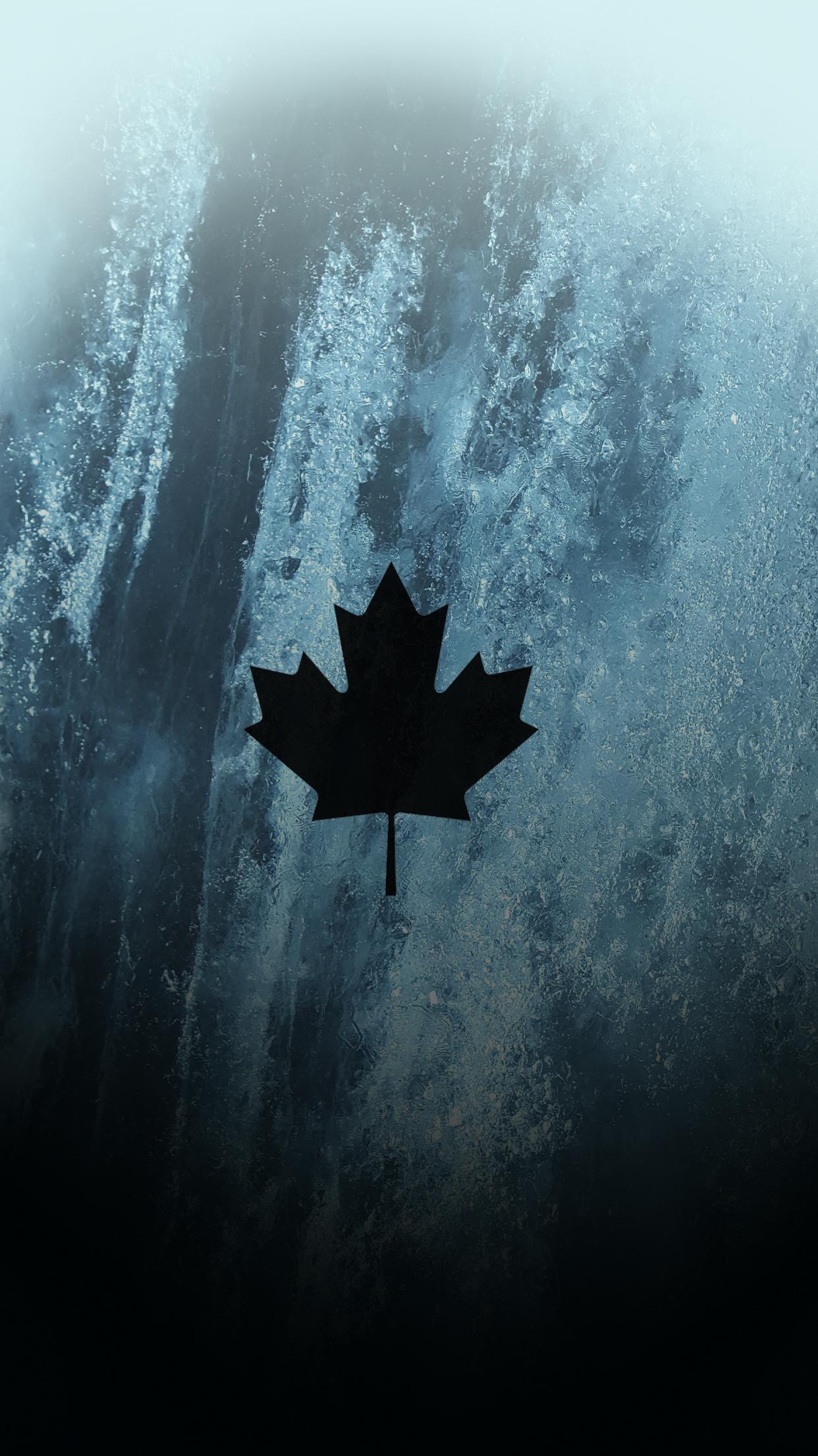 My own black ice wallpaper I made today