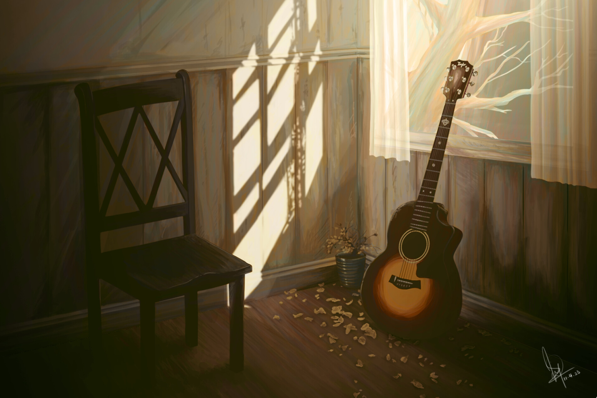 The Last Of Us 2's Guitar Room