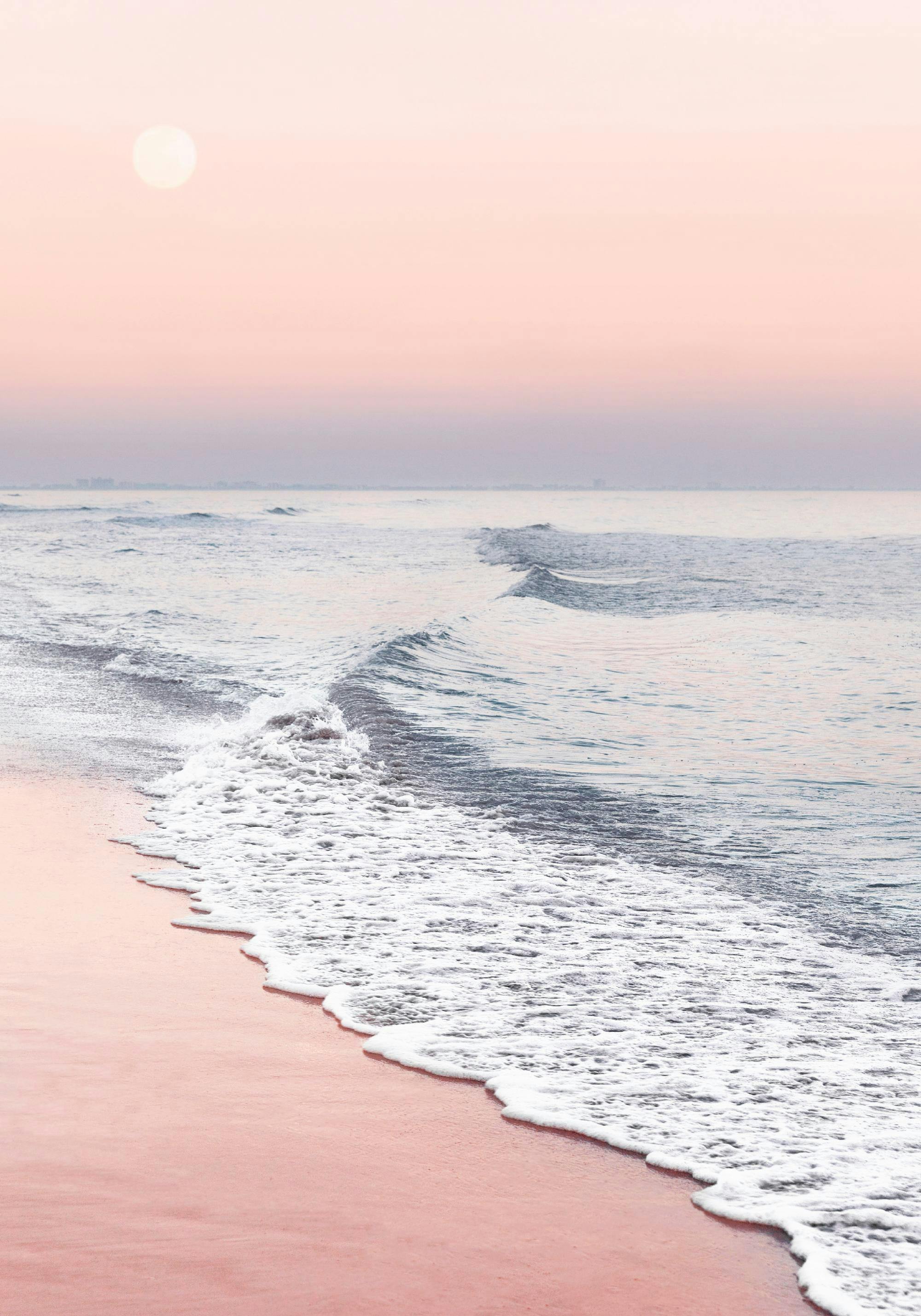 Pink Shoreline Poster