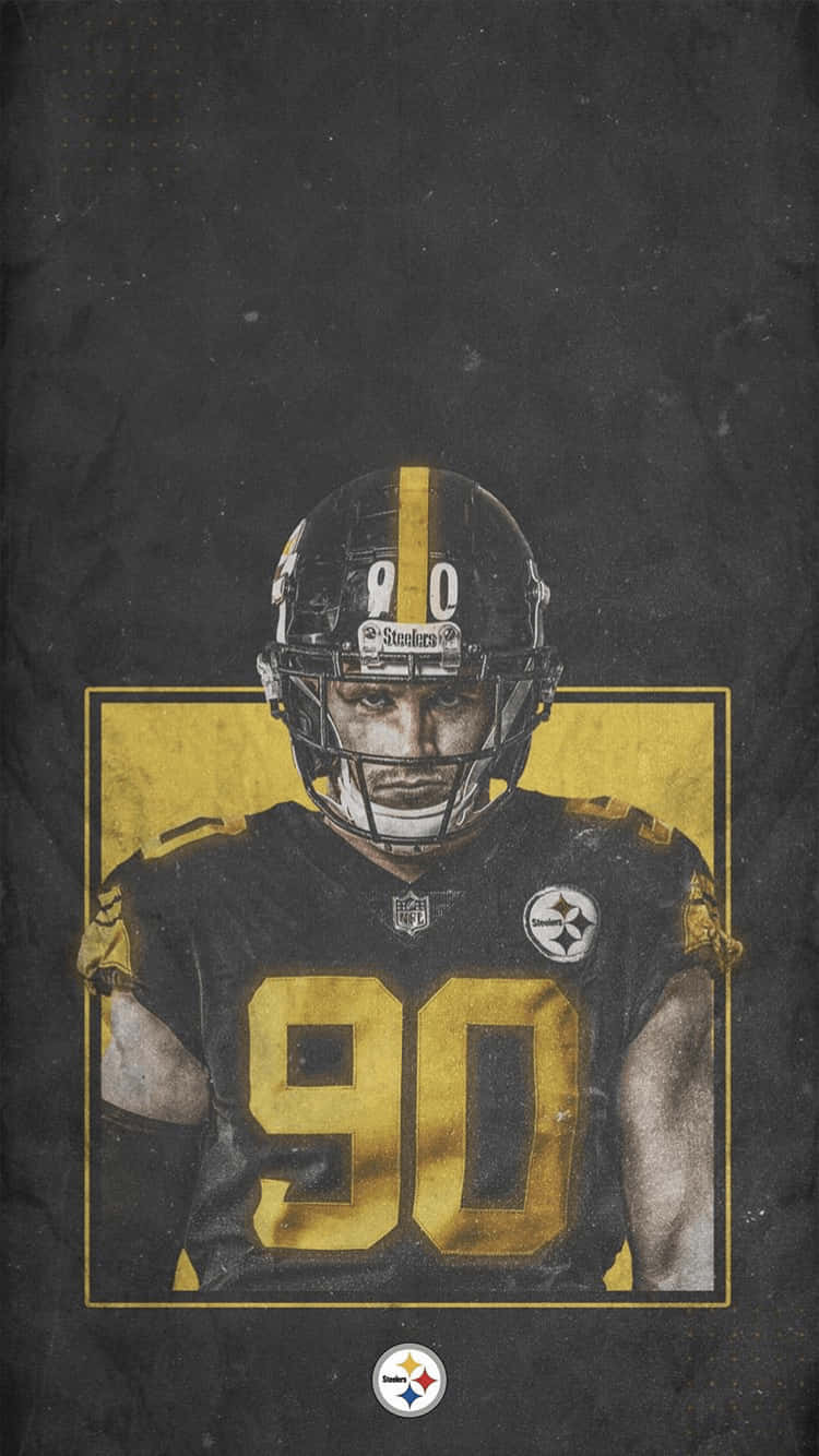 Download A Poster Of A Pittsburgh Steelers Player Wallpaper