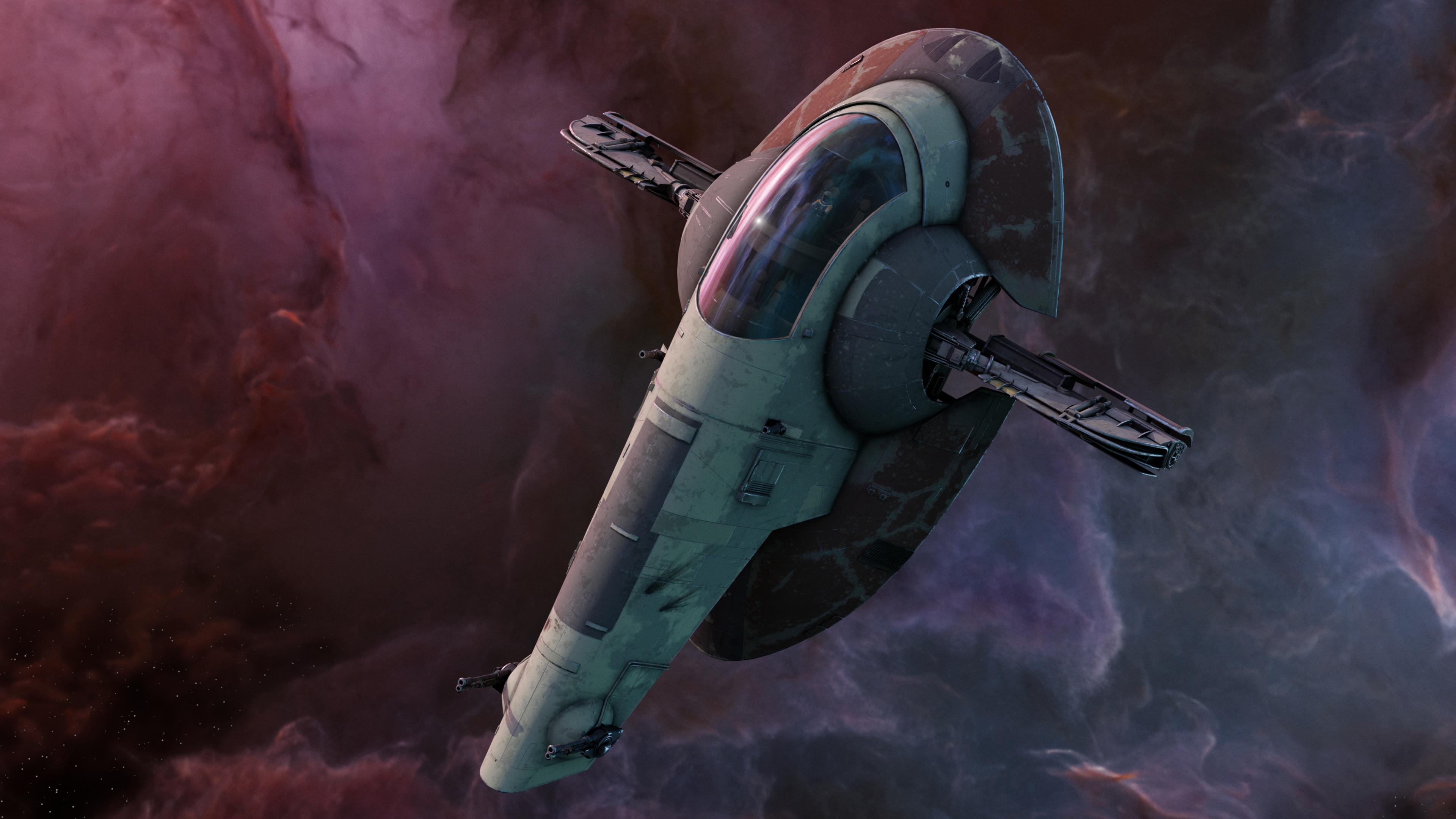 Just a Firespray glamour shot (rendered 4k wallpaper)