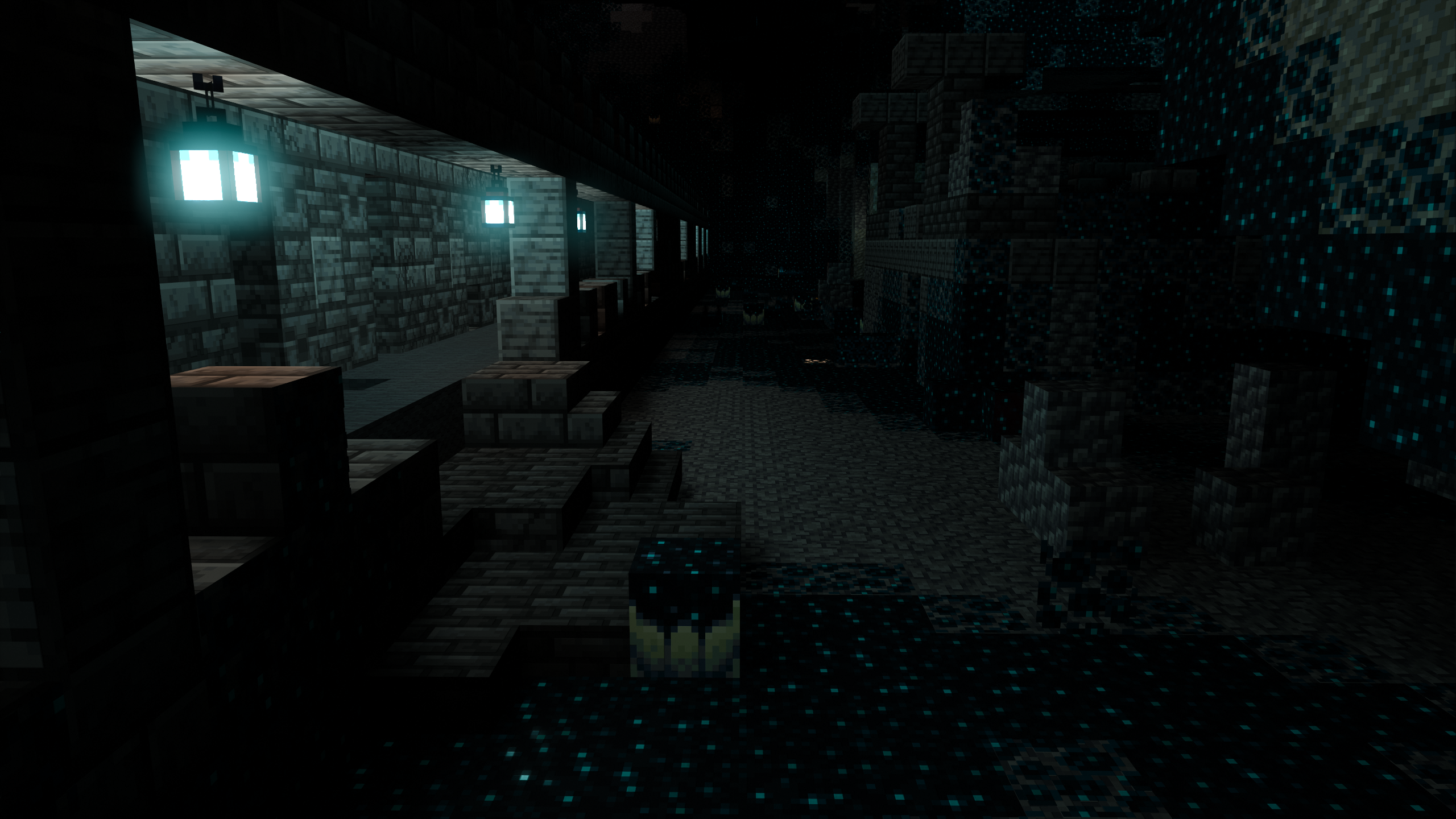 Ancient City Is In The Latest Minecraft Bedrock Beta Preview! Which Means We Get A Look At Ancient Cities With RTX Ray Tracing