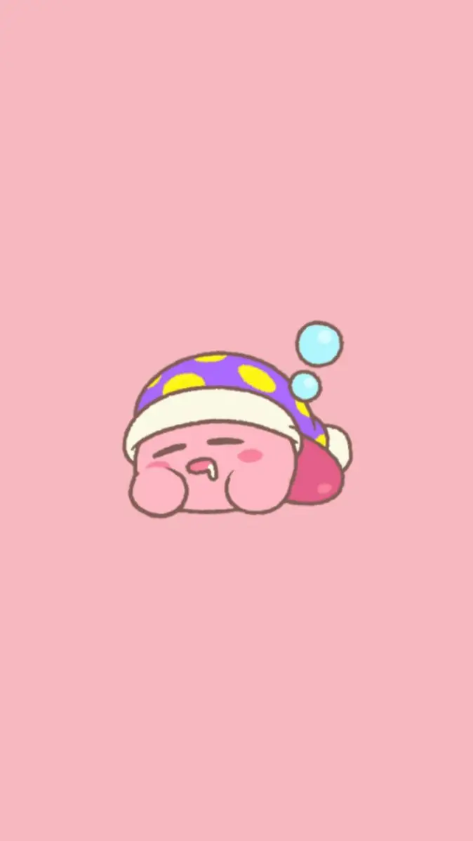 Sleepy kirby wallpaper