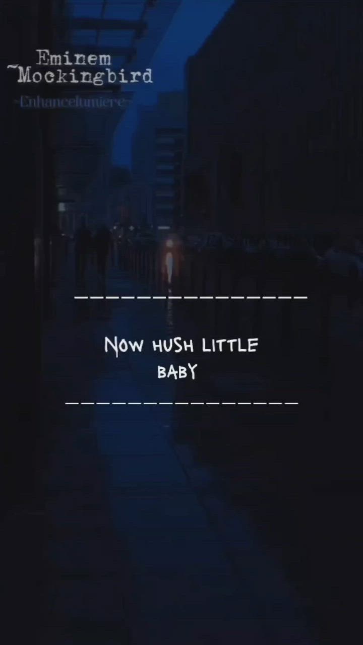 Mockingbird lyrics- Eminem
