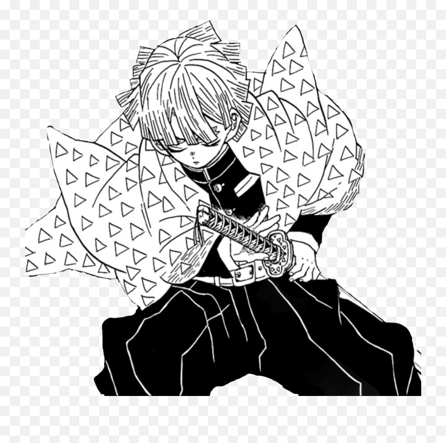 Zenitsuagatsuma Zenitsu Manga Sticker By Anime Lover Wallpaper Phone Png, Manga Transparent transparent png image