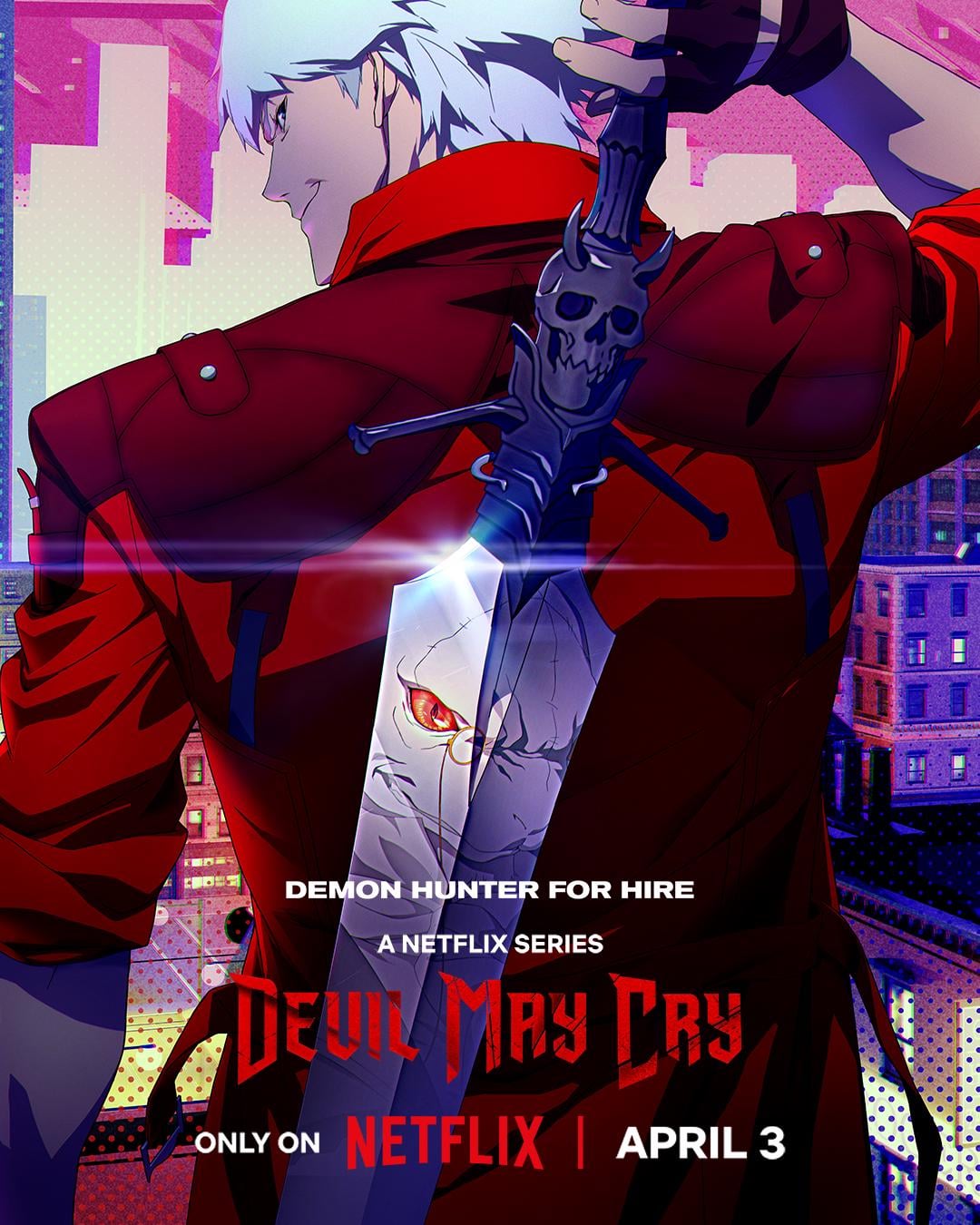 Official Poster for the 'Devil May Cry' Series