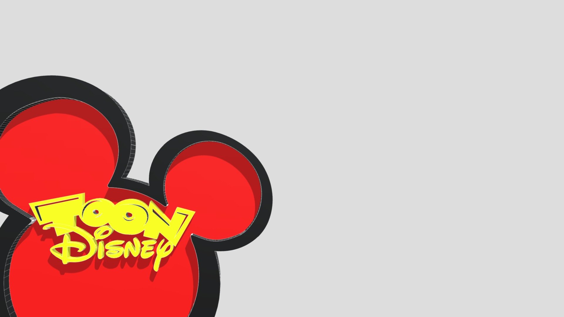 Toon Disney Logo Free 3D model by The guy that makes goofy stuff [ab526b6]