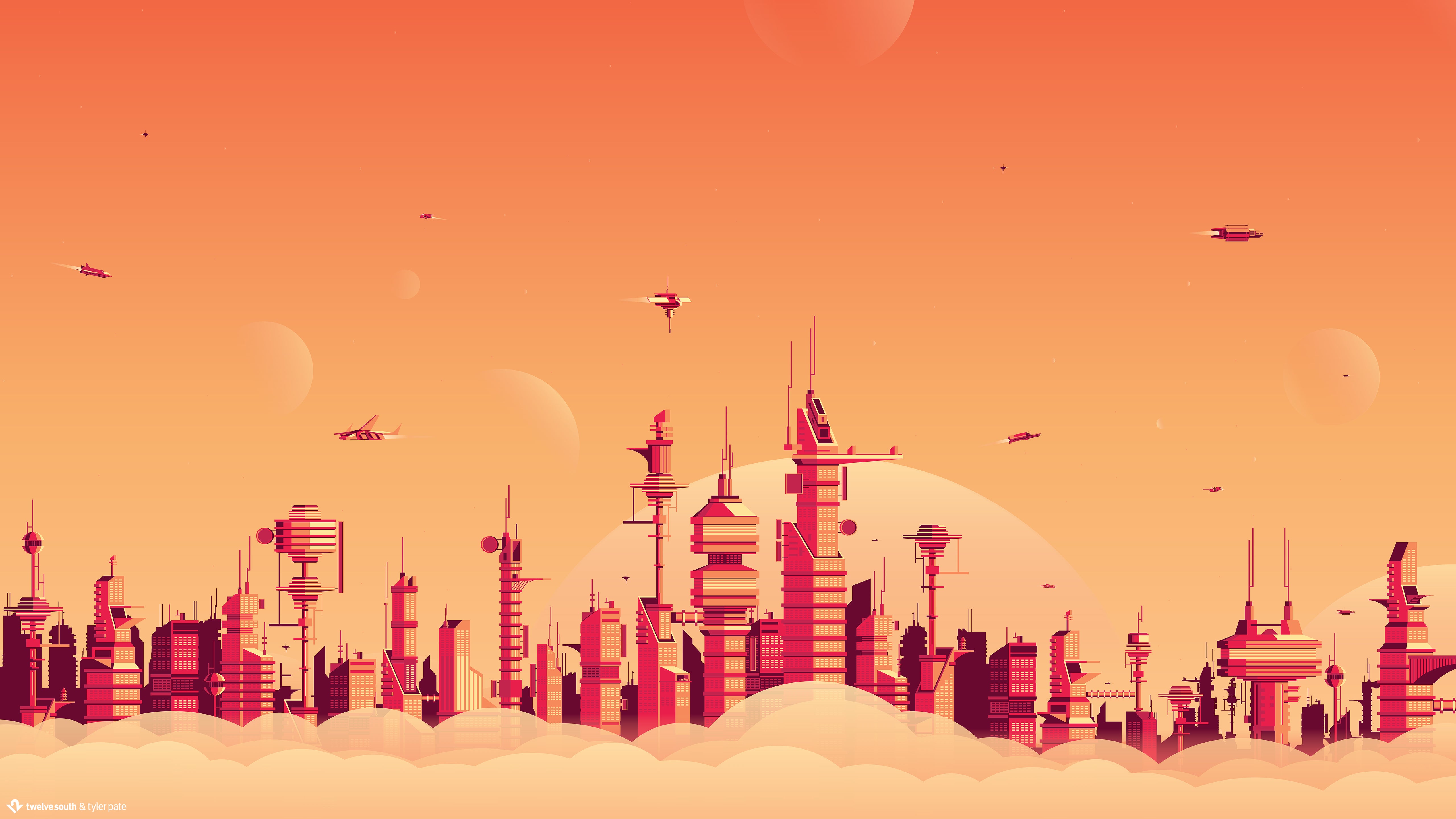 Star Wars inspired dual screen wallpaper