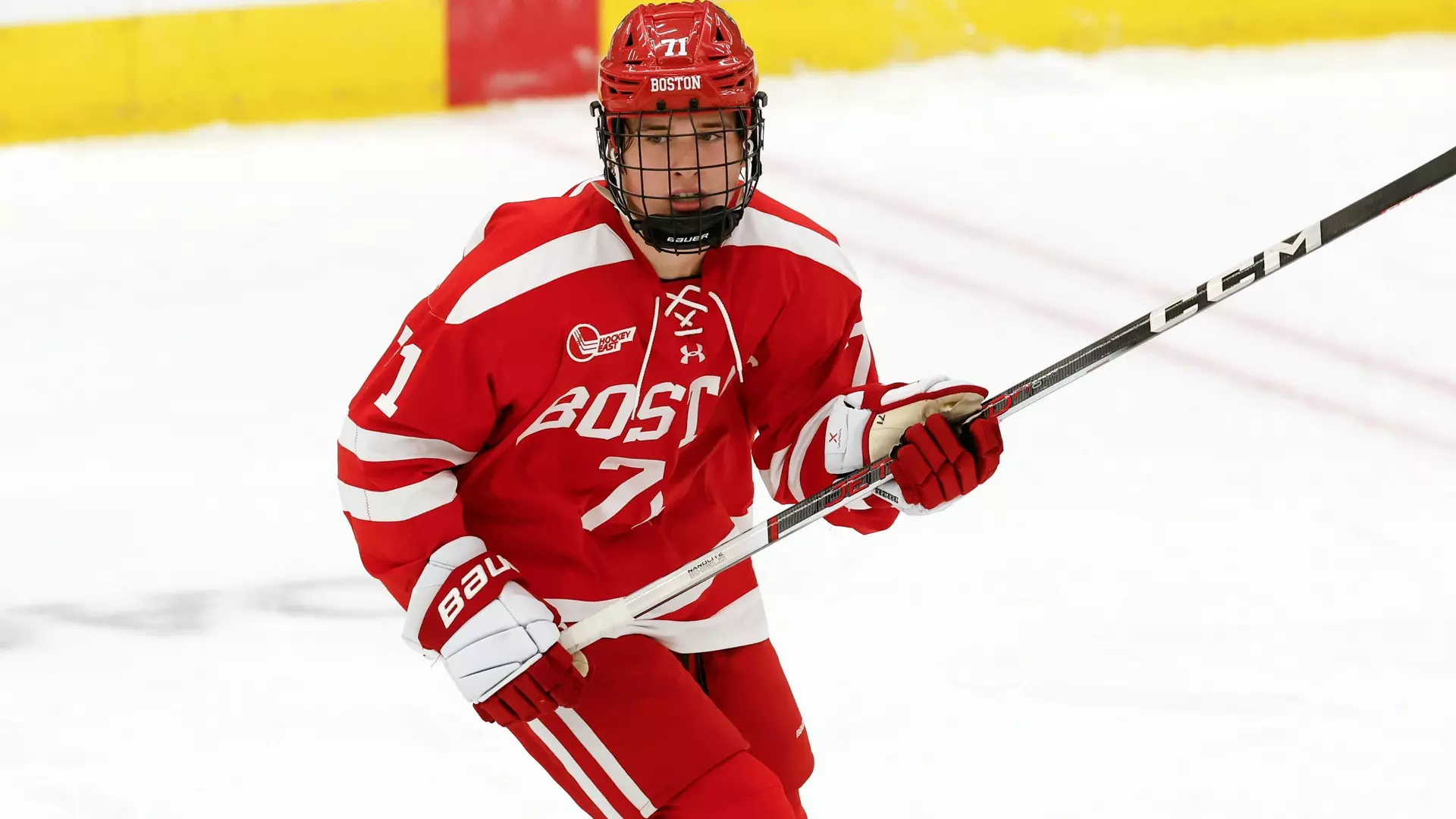Celebrini Named Hockey East Rookie of the Week University Athletics