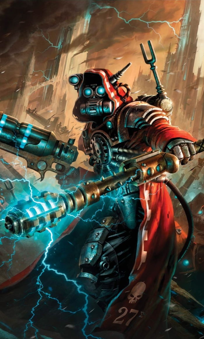 Time for another Warhammer 40k phone wallpaper. Today is the Mechanicus