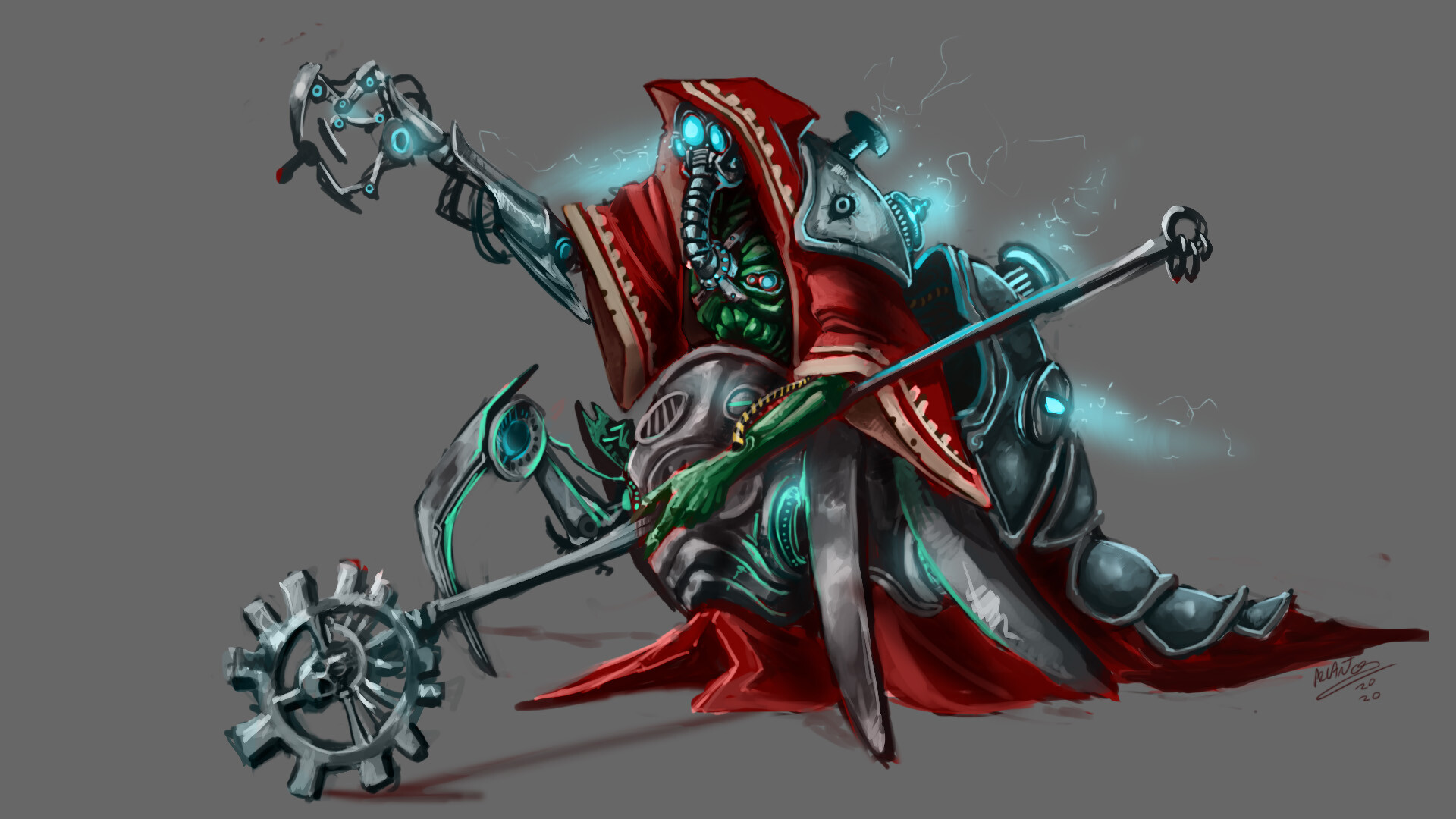 Adeptus Mechanicus Fanart, Tomás Norambuena, Free Download, Borrow, and Streaming, Internet Archive